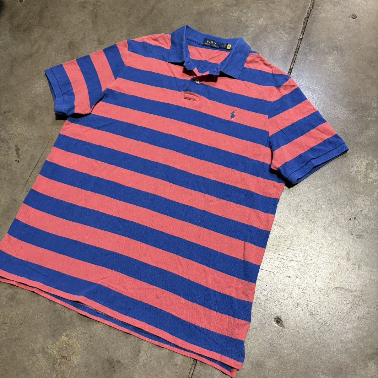 Polo Ralph Lauren Vintage Polo Ralph Lauren Shirt Striped Mini Pony Preppy Y2K Size US XL / EU 56 / 4 - 2 Thumbnail