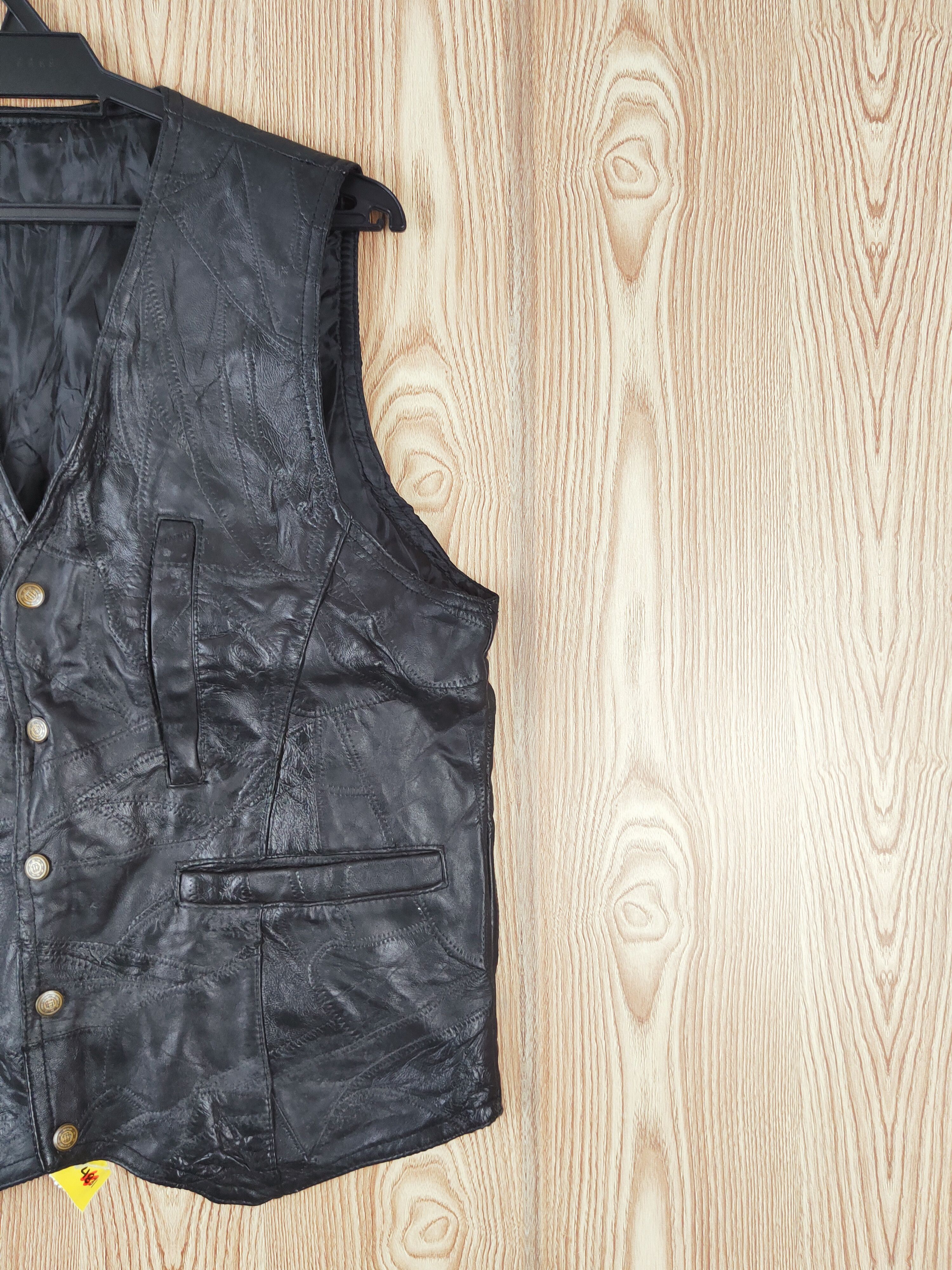 Japanese Brand Japanese Brand vintage Black Leather Vests #W179 Size US M / EU 48-50 / 2 - 5 Thumbnail