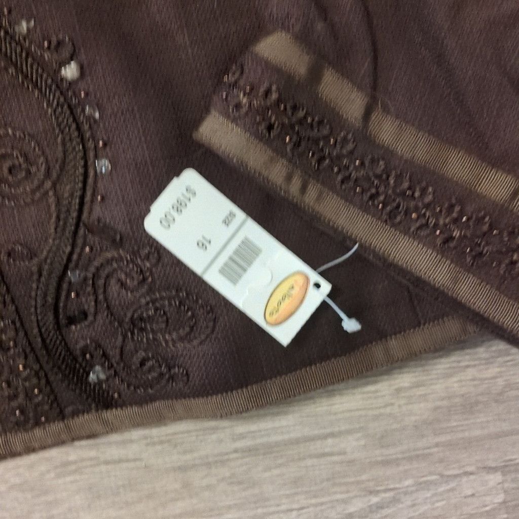 Talbots Talbot's brown beaded jacket size 16 Size XXL / US 16-18 / IT 52-54 - 2 Thumbnail
