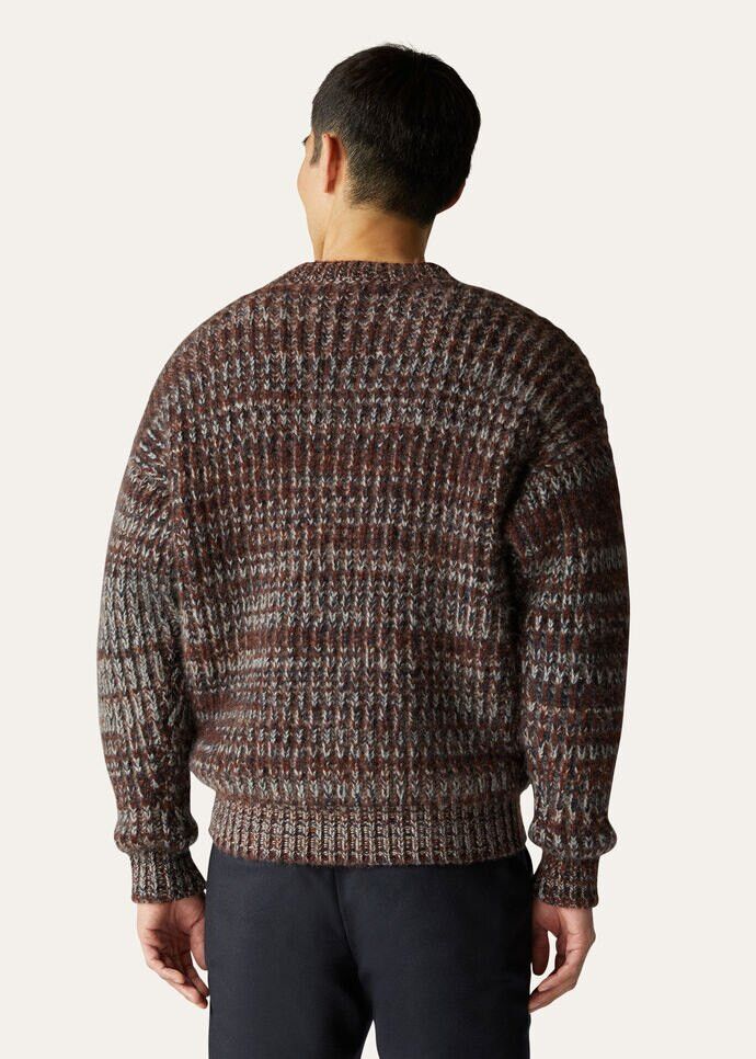 Loro Piana o1w1db10724 Glyde Crew Neck Cashmere Sweater in Multicolor Size US M / EU 48-50 / 2 - 3 Thumbnail