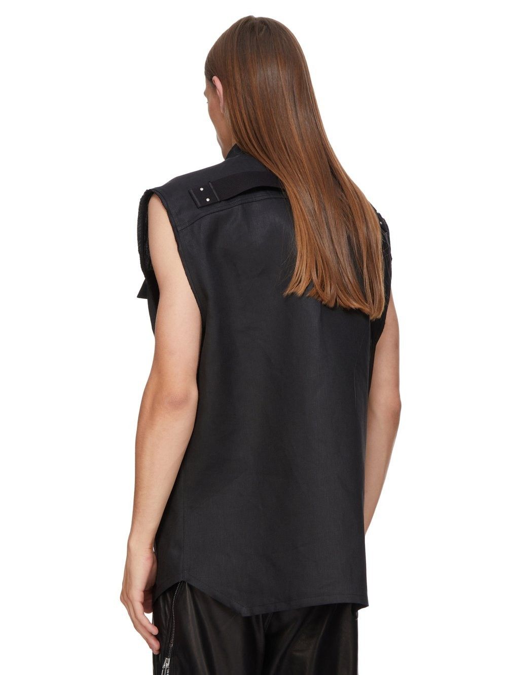 Rick Owens o1la1rc1a0325 Jumbo SL Outer Shirt in Black Size US L / EU 52-54 / 3 - 5 Thumbnail