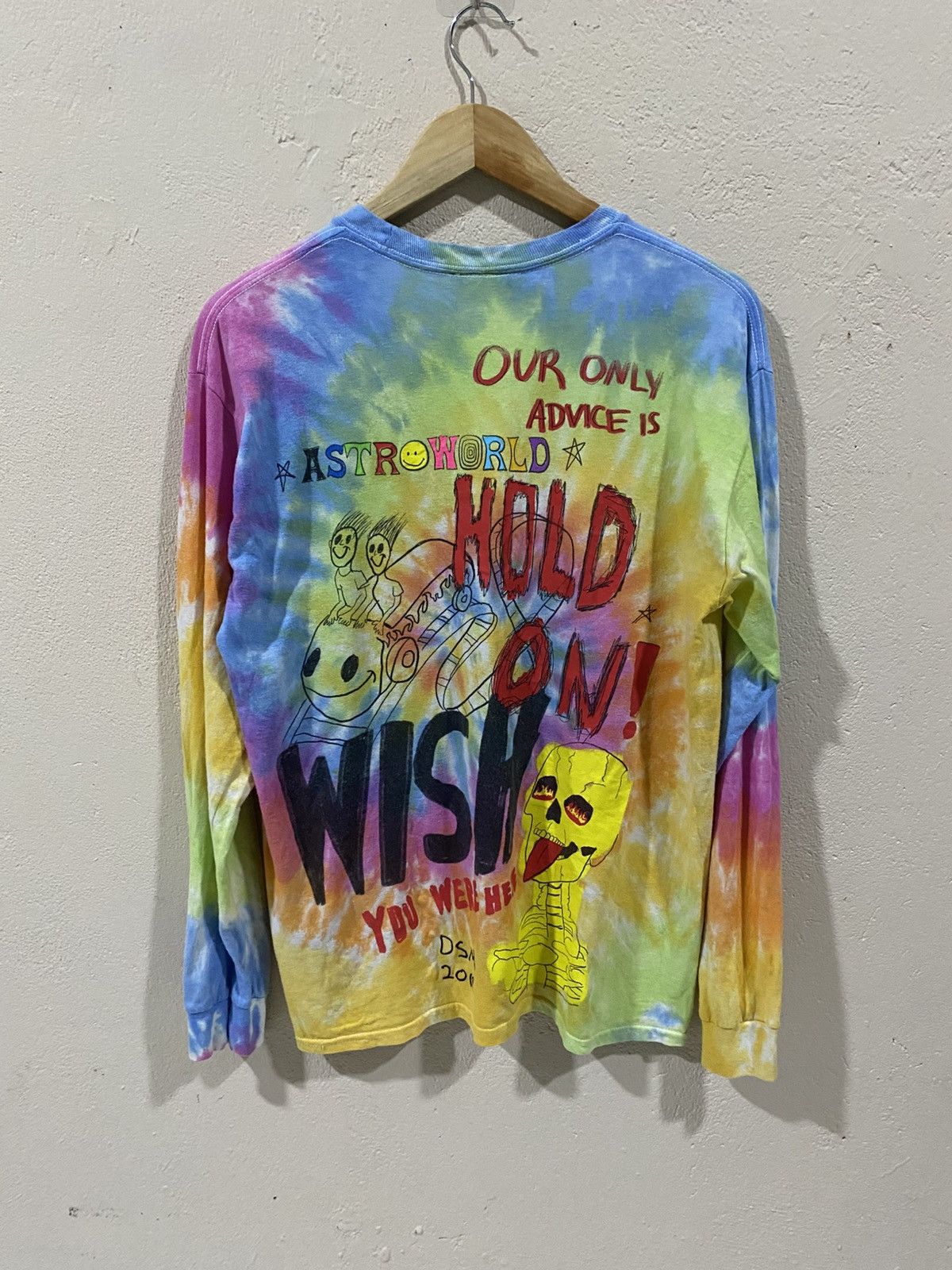 Dover Street Market × Travis Scott Travis Scott DSM 2019 Down To Earth Tie Dye Long Sleeve Rare Size US M / EU 48-50 / 2 - 1 Thumbnail