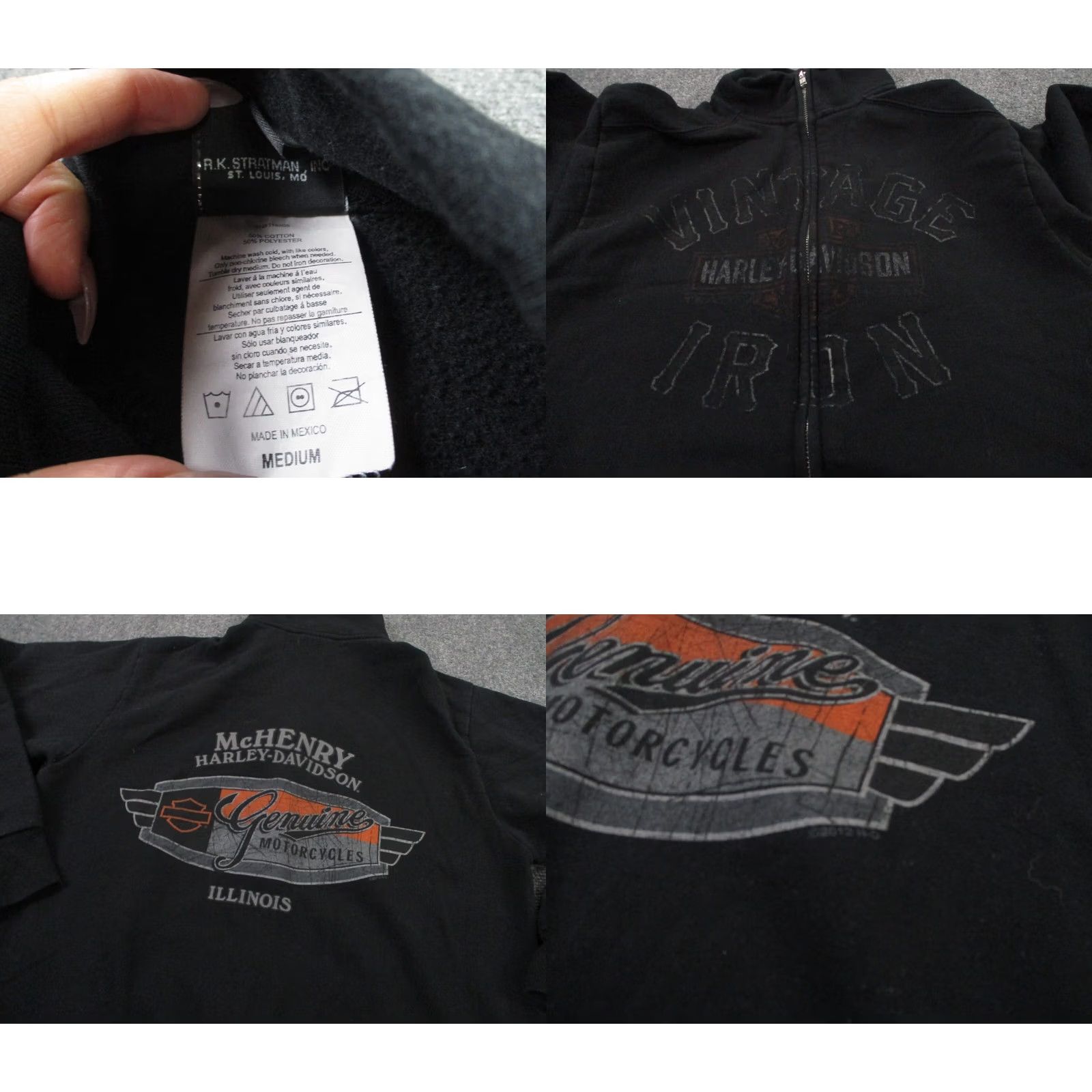 Harley Davidson Item Specifications: Material: Cotton Size US M / EU 48-50 / 2 - 8 Thumbnail