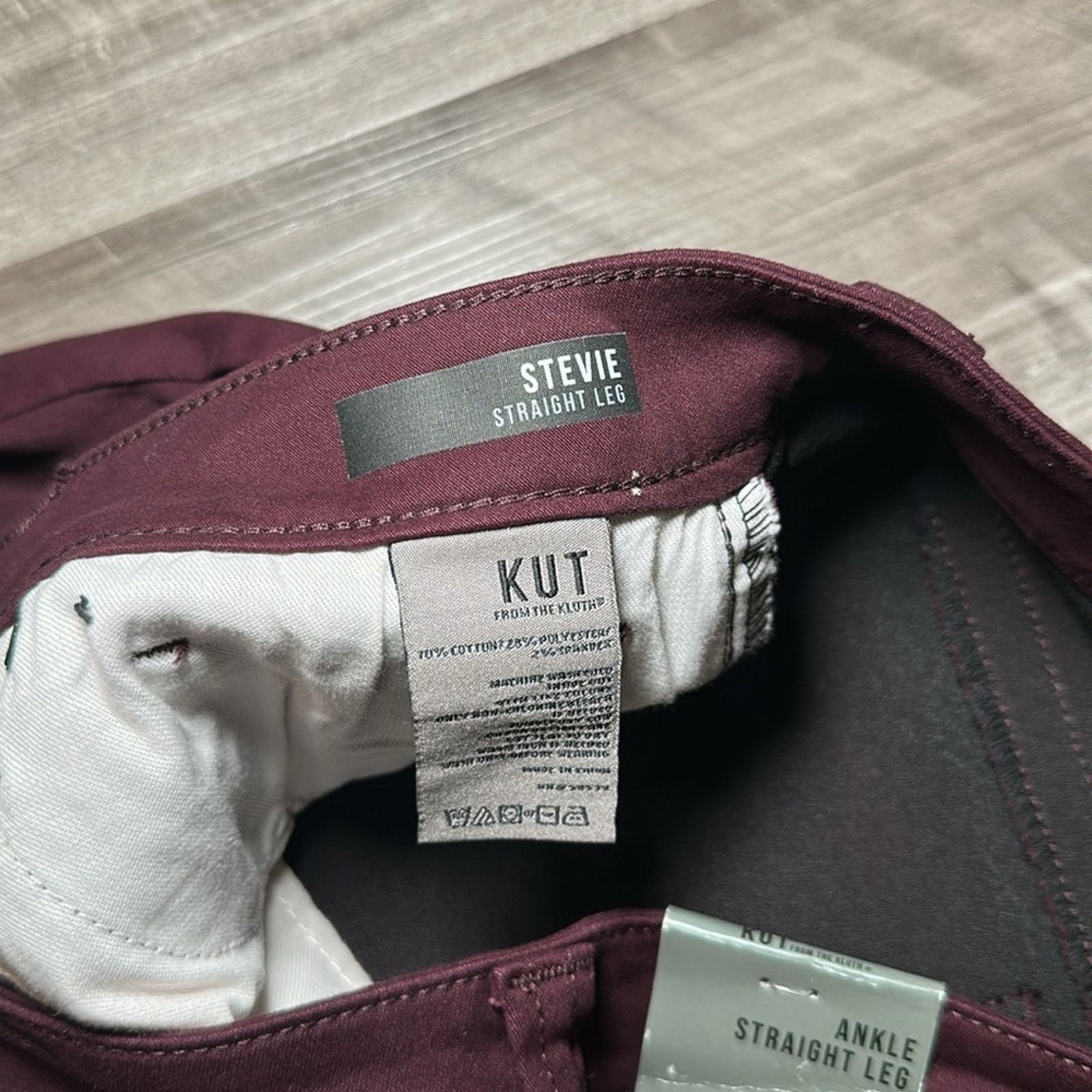Other Kut From the Kloth Stevie Straight Leg Ankle Pant Jeans - 12 Size 34" / US 12 / IT 48 - 7 Thumbnail