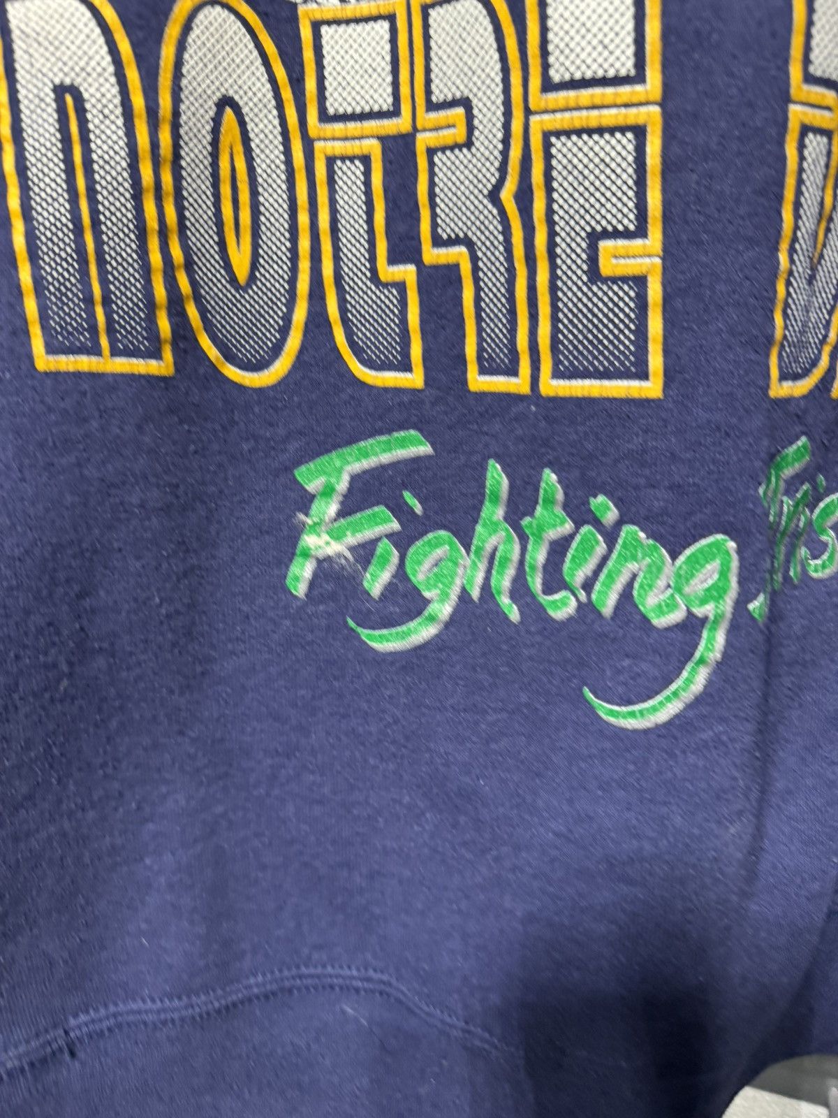 Vintage 90’s norte dame college crew neck Size US XL / EU 56 / 4 - 5 Thumbnail
