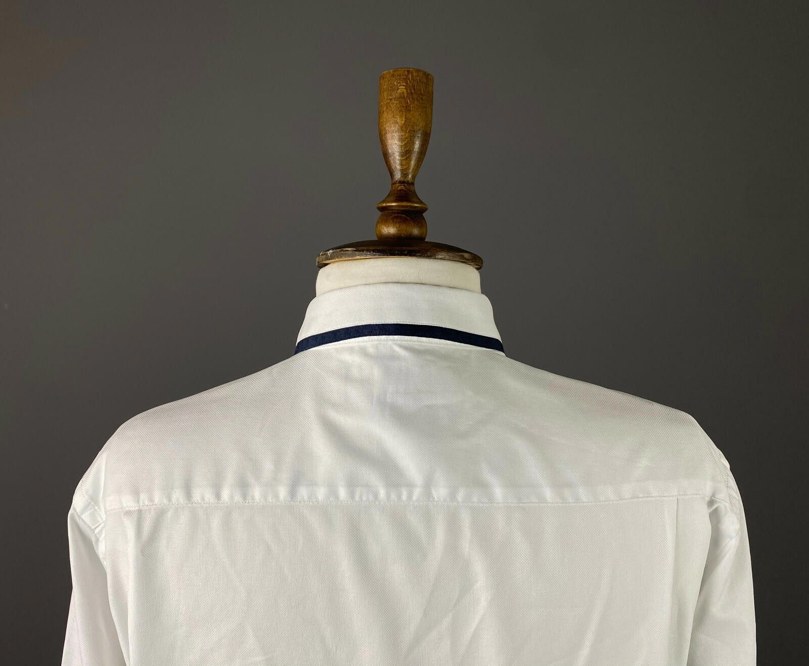 The Kooples The Kooples White Cotton Fitted Button Down Shirt Size M Size M / US 6-8 / IT 42-44 - 8 Thumbnail