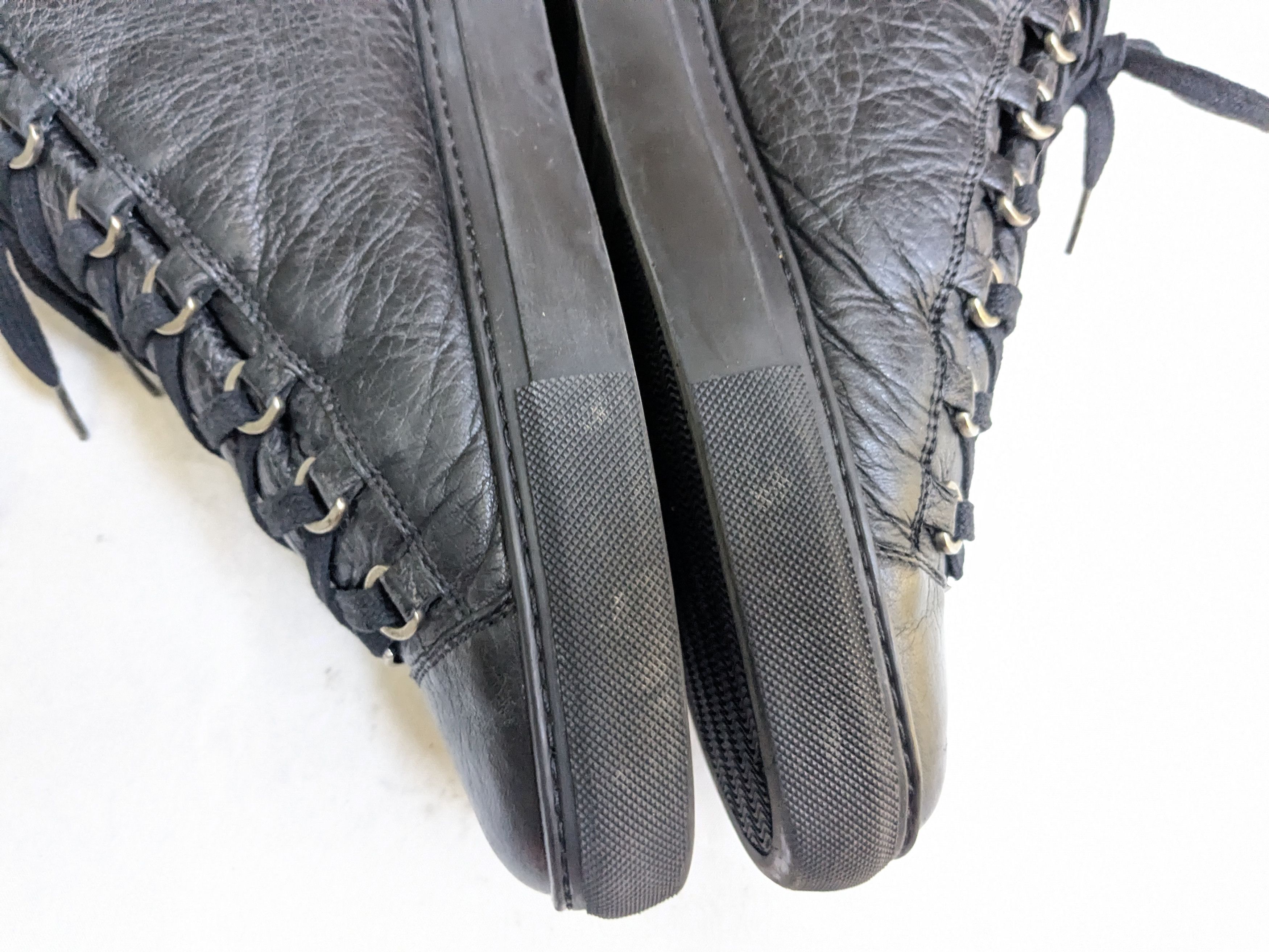 Balenciaga Balenciaga Arena High top in Black 10 leather Size US 10 / EU 43 - 11 Thumbnail