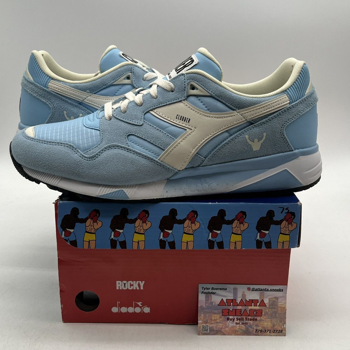 Diadora Foot locker x n9002 rocky balboa sagas 45th anniversary Size US 12 / EU 45 - 1 Thumbnail
