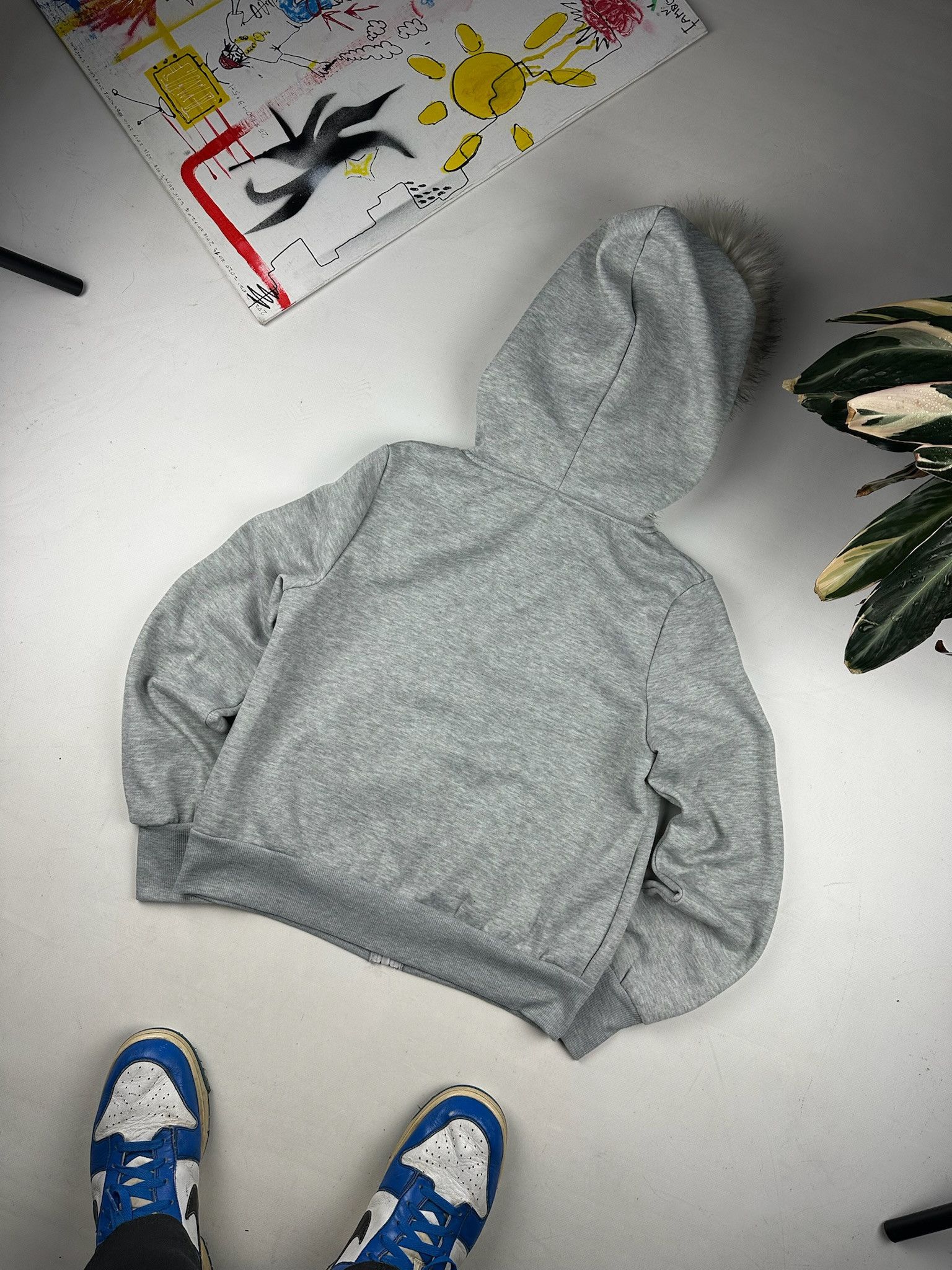 Hysteric Glamour Fur Hoodie Basic Gray ifsixwasnine lgb Japanese style Size M / US 6-8 / IT 42-44 - 2 Thumbnail