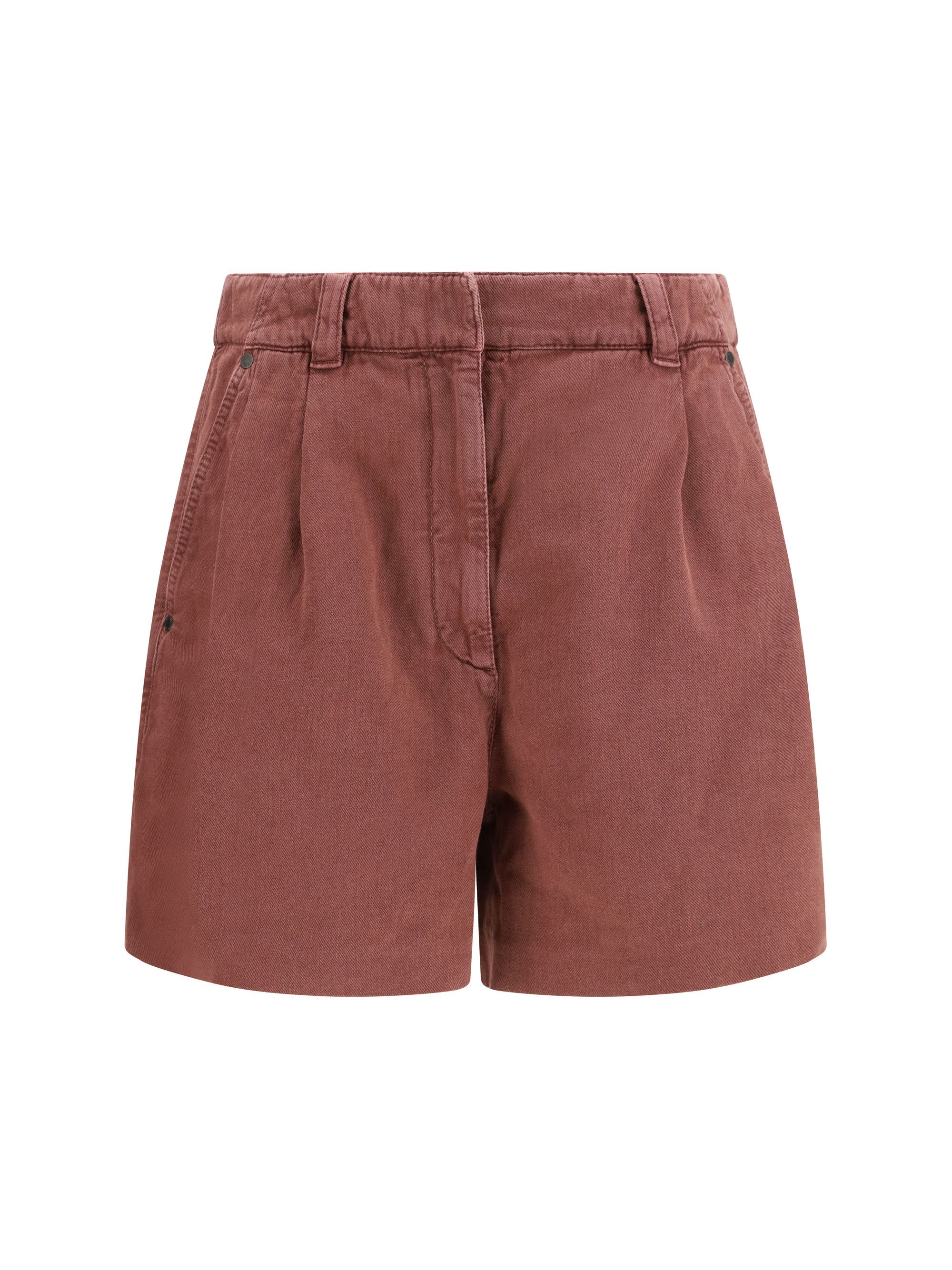 Brunello Cucinelli Linen Shorts Size 30" / US 8 / IT 44 - 1 Thumbnail