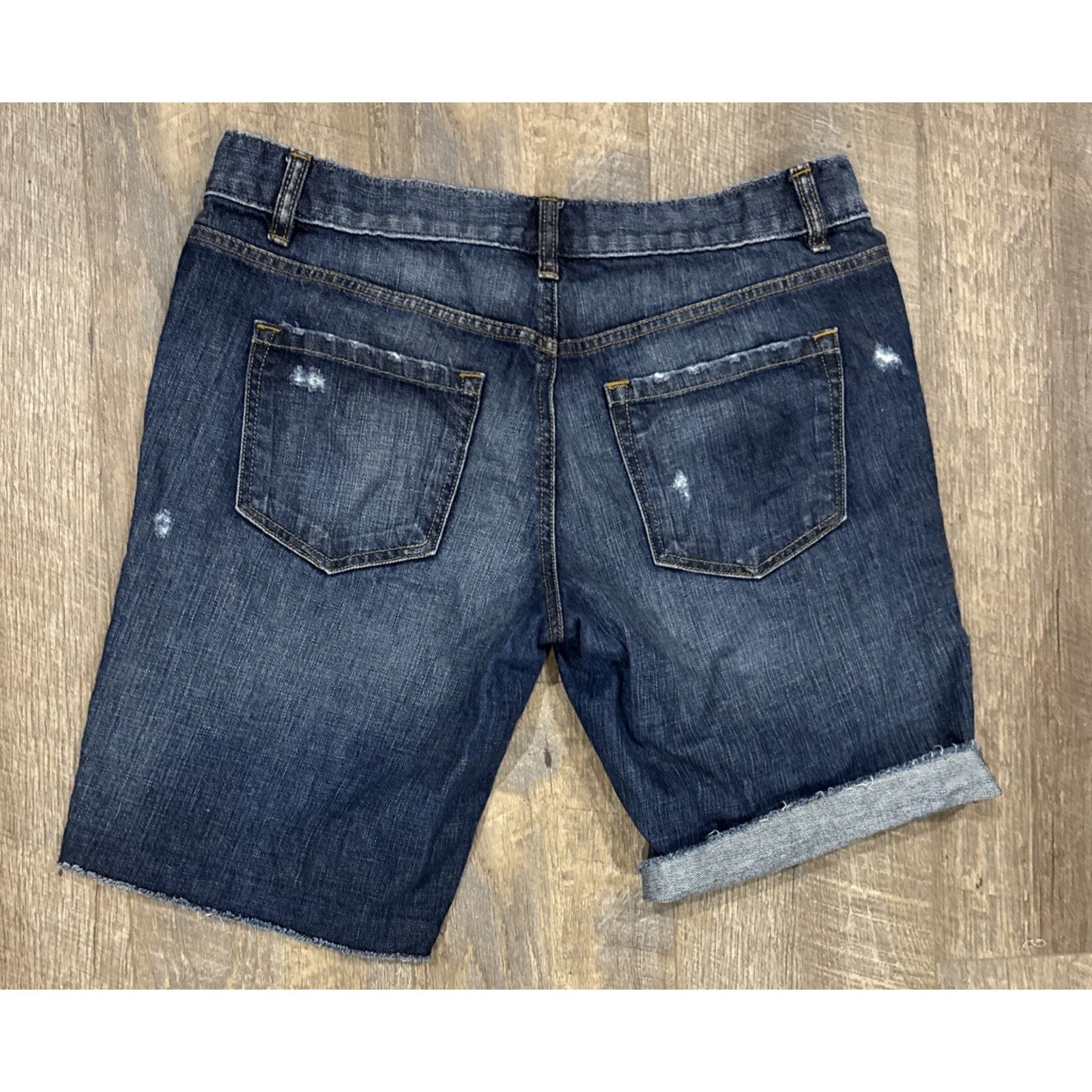Ann Taylor Ann Taylor Womens Bermuda Cut Off Jeans Distressed Size 6 Size 28" / US 6 / IT 42 - 5 Thumbnail