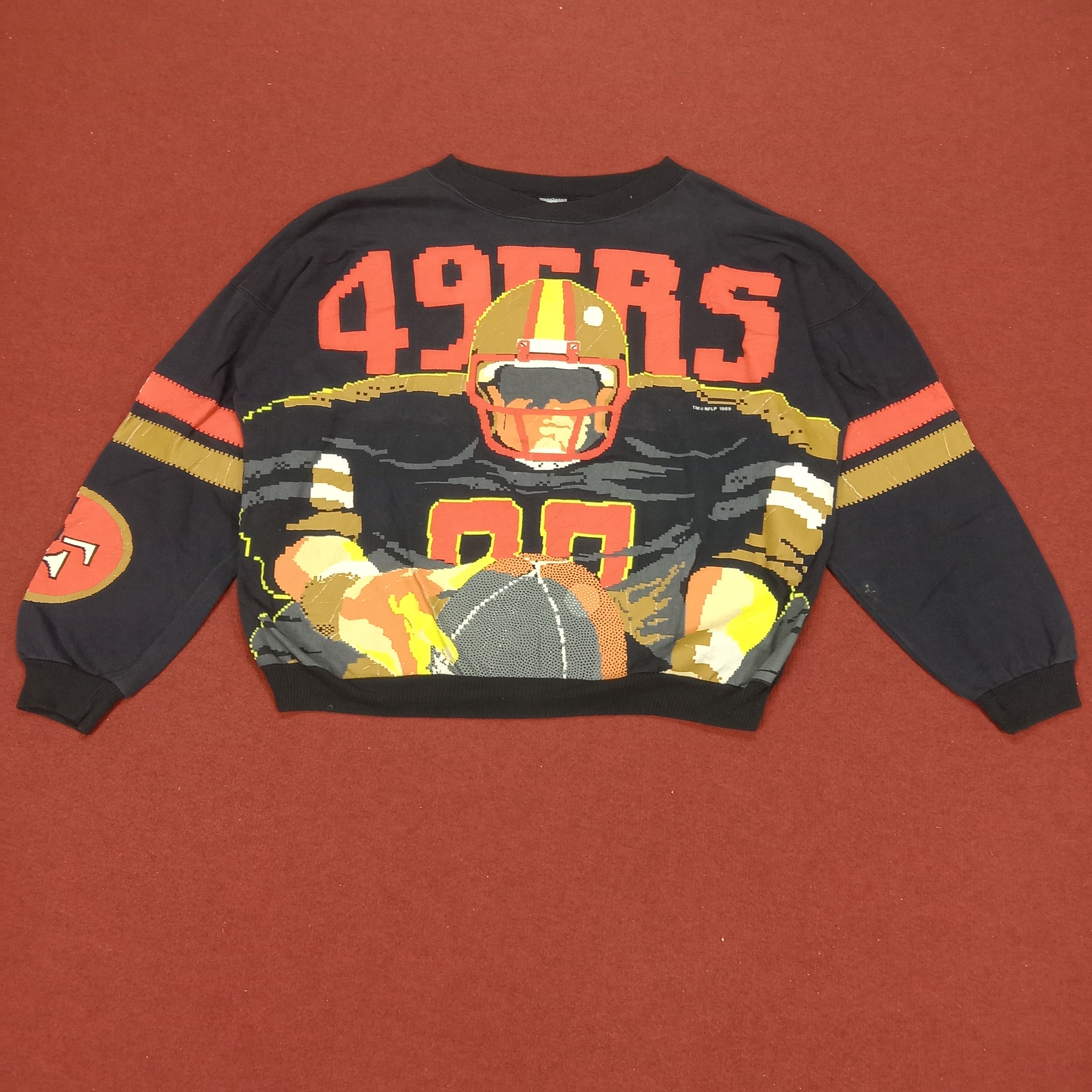 NFL × Vintage San Francisco 49ers NFL Sports Big Print Vintage Sweatshirt Size US L / EU 52-54 / 3 - 1 Thumbnail