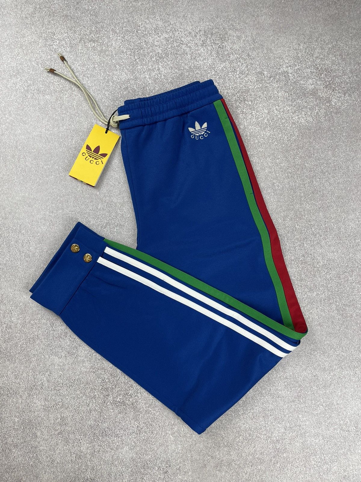 Gucci Gucci x Adidas Jersey Jogging Pants Blue Size L Size 27" / US 4 / IT 40 - 17 Thumbnail