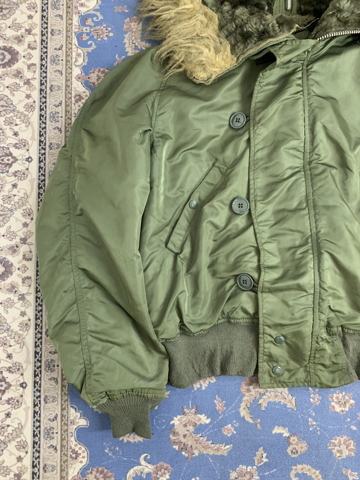 Alpha Industries Vintage ALPHA INDUSTRIES N-2B Flight Bomber Jacket Size US L / EU 52-54 / 3 - 4 Thumbnail