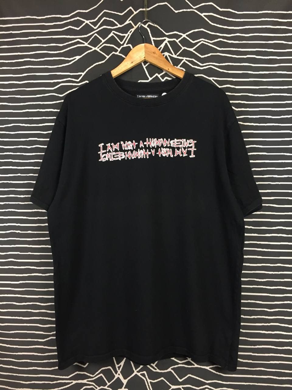 I Am Not A Human Being I AM NOT A HUMAN BEING Spell Out Logo Tee Size US XL / EU 56 / 4 - 2 Thumbnail