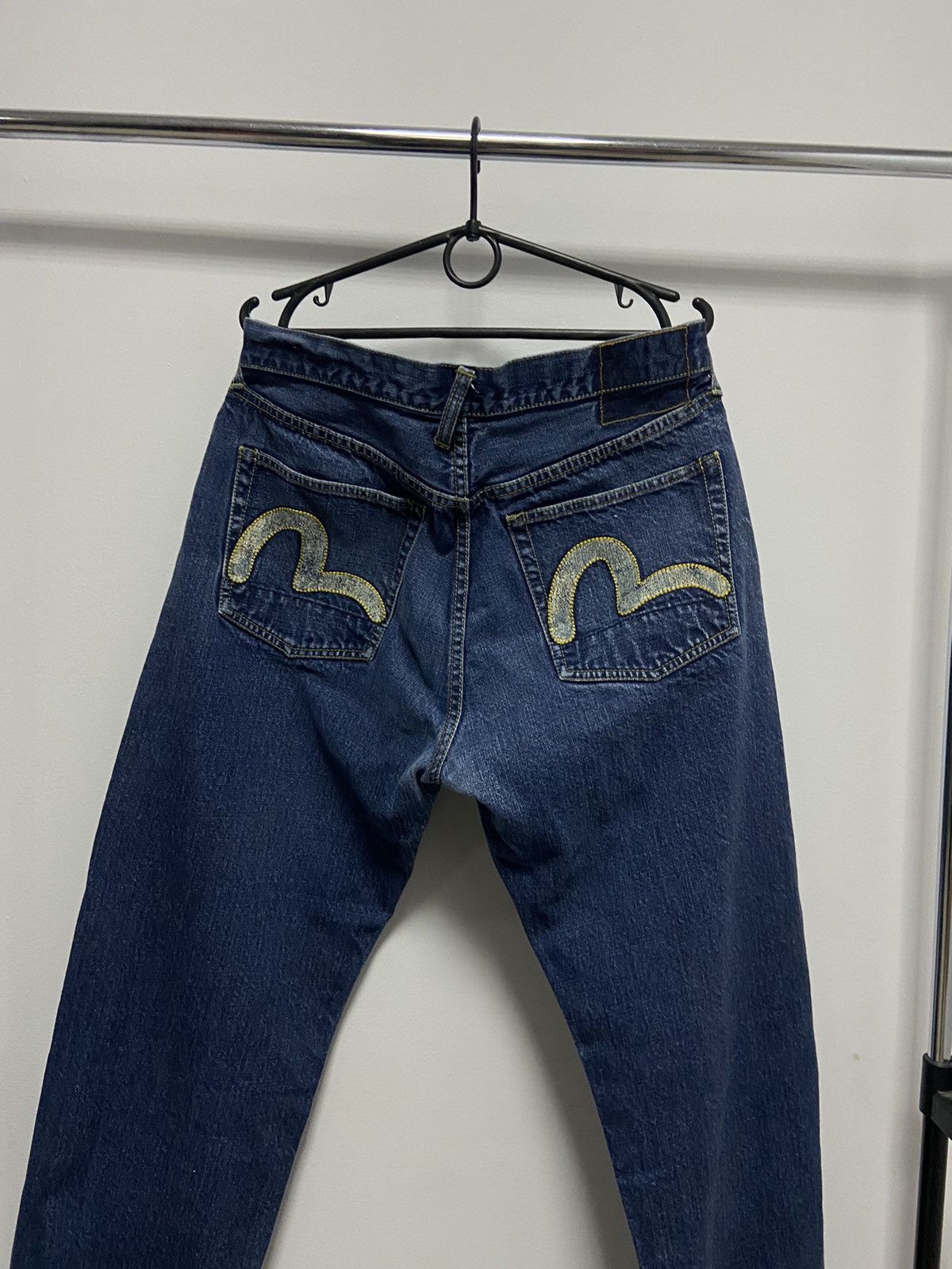 Evisu Pants Seagull logo Vintage Selvedge jeans