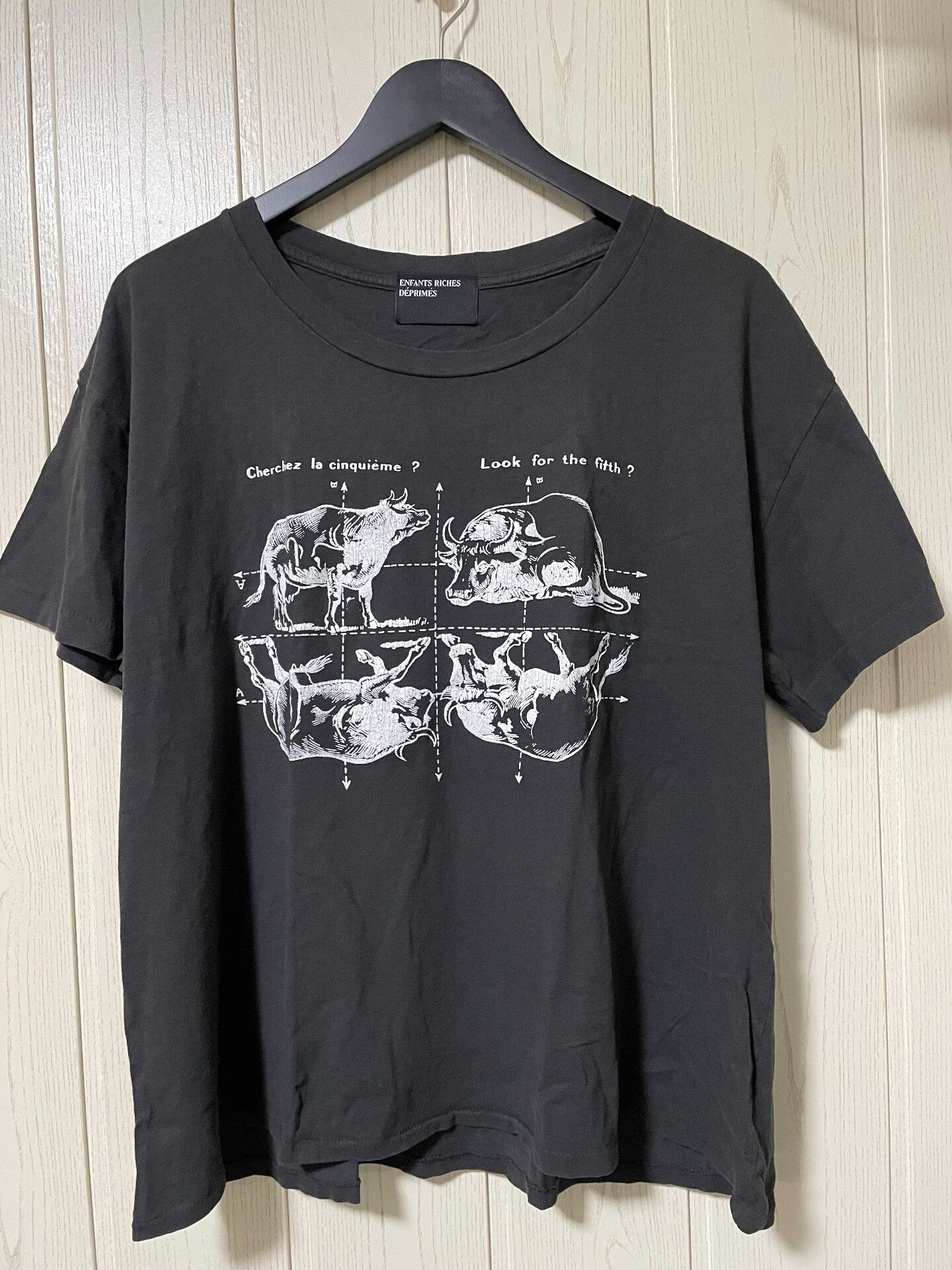 Enfants Riches Deprimes ERD 25SS Black Short-Sleeve T-Shirt Size M / US 6-8 / IT 42-44 - 1 Thumbnail