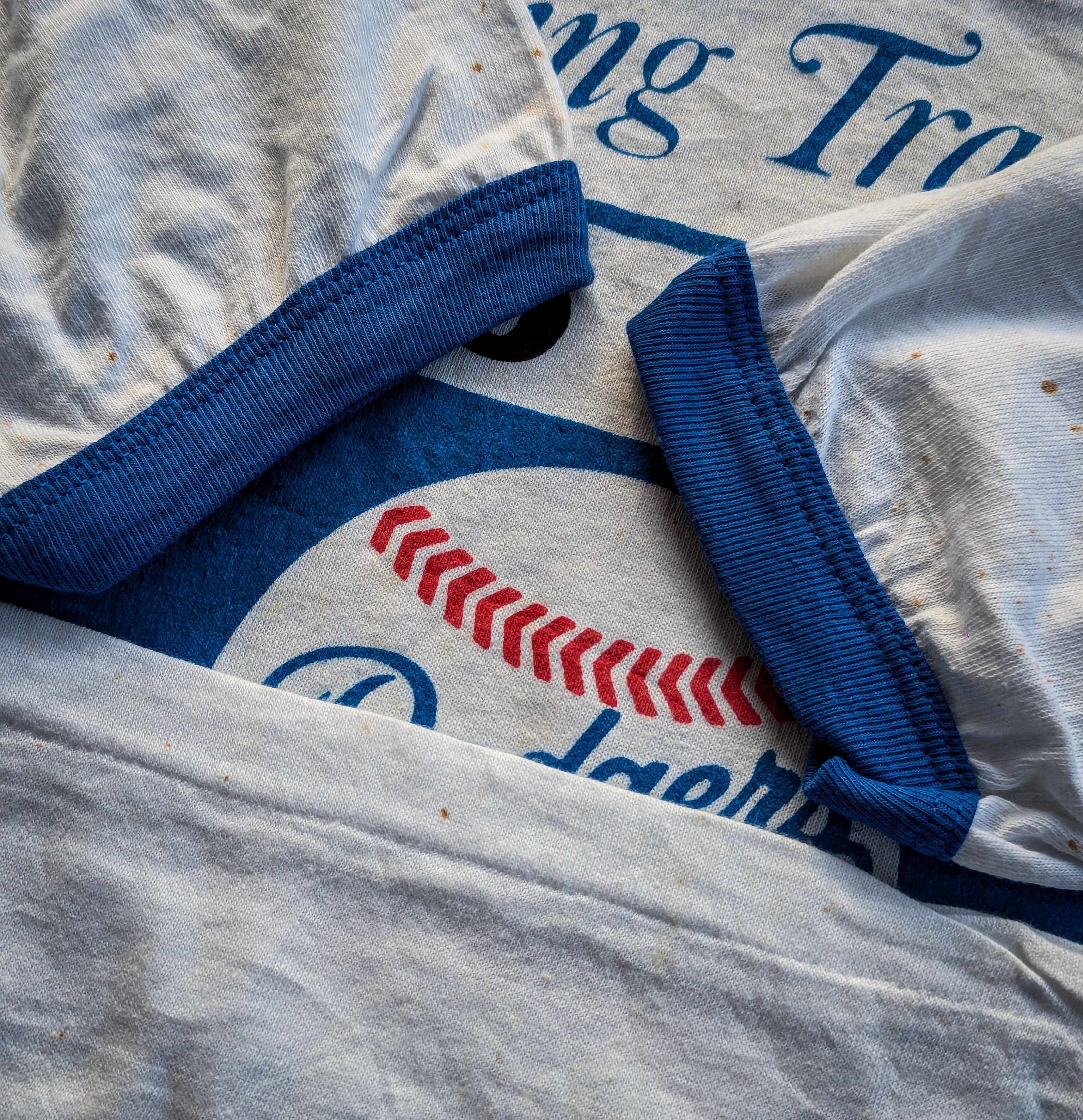 Vintage Vintage 80's Dodgers Los Angeles Baseball Ringer Size US M / EU 48-50 / 2 - 3 Thumbnail
