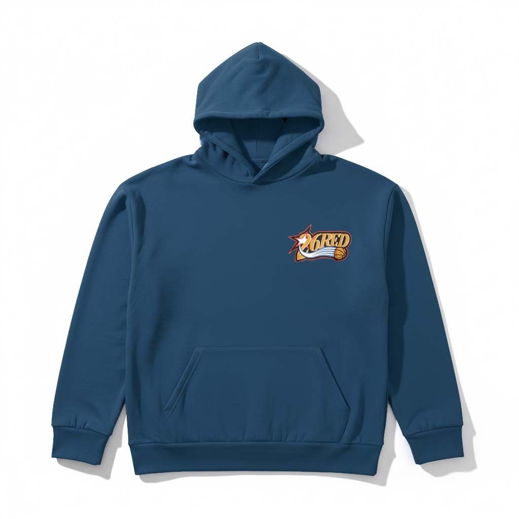 Other 26 Red - "26ers" Navy Oversized Graphic Hoodie [Size Medium] Size US M / EU 48-50 / 2 - 1 Thumbnail