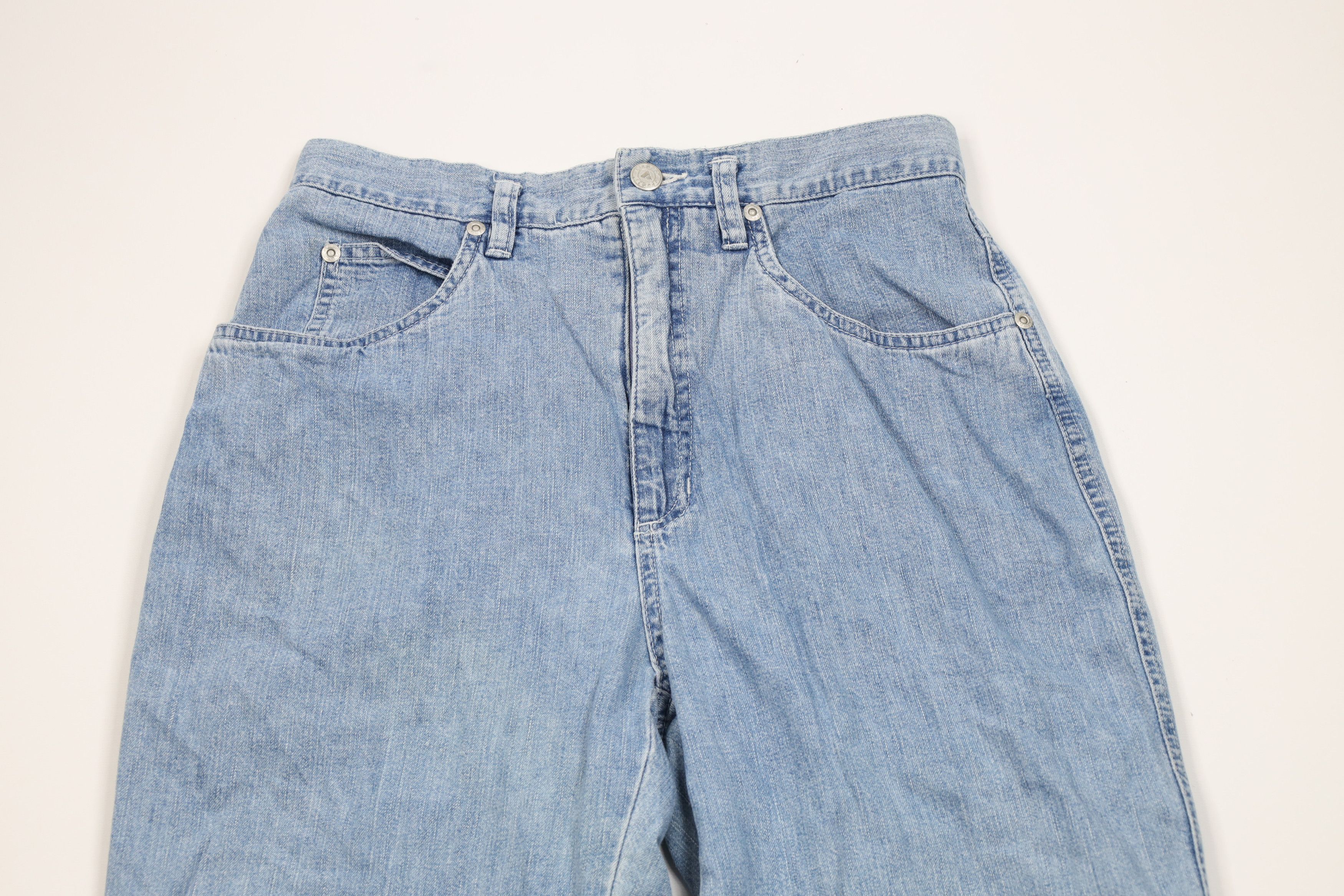 Vintage Vintage 90s Streetwear High Waisted Denim Mom Jeans Blue Size 30" / US 8 / IT 44 - 2 Thumbnail