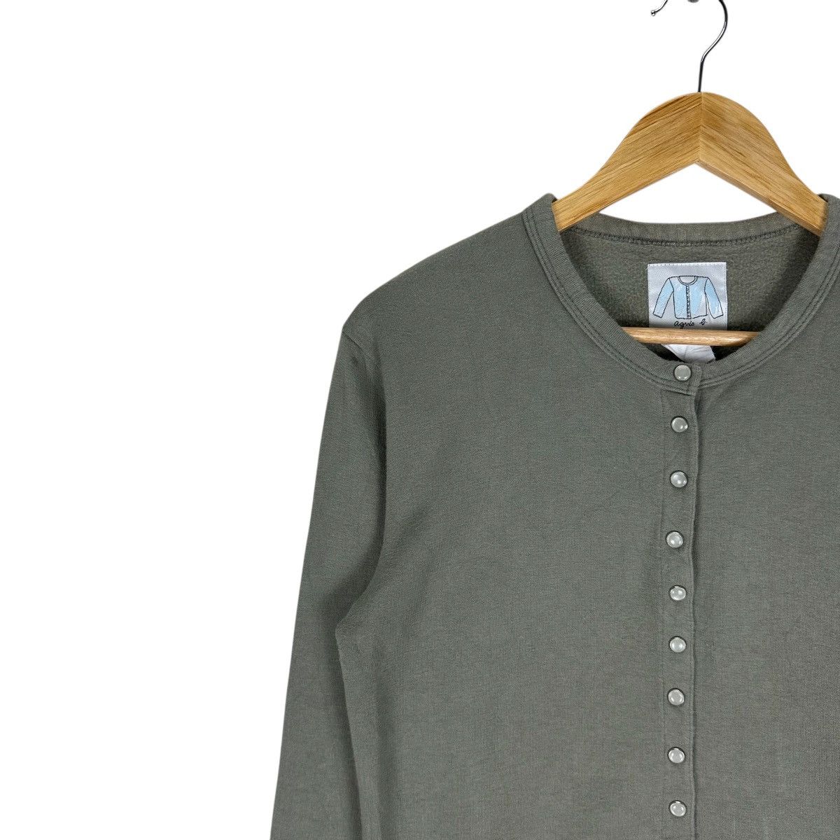 agnes b. AGNES B FRANCE SNAP BUTTON CARDIGAN Size S / US 4 / IT 40 - 4 Thumbnail