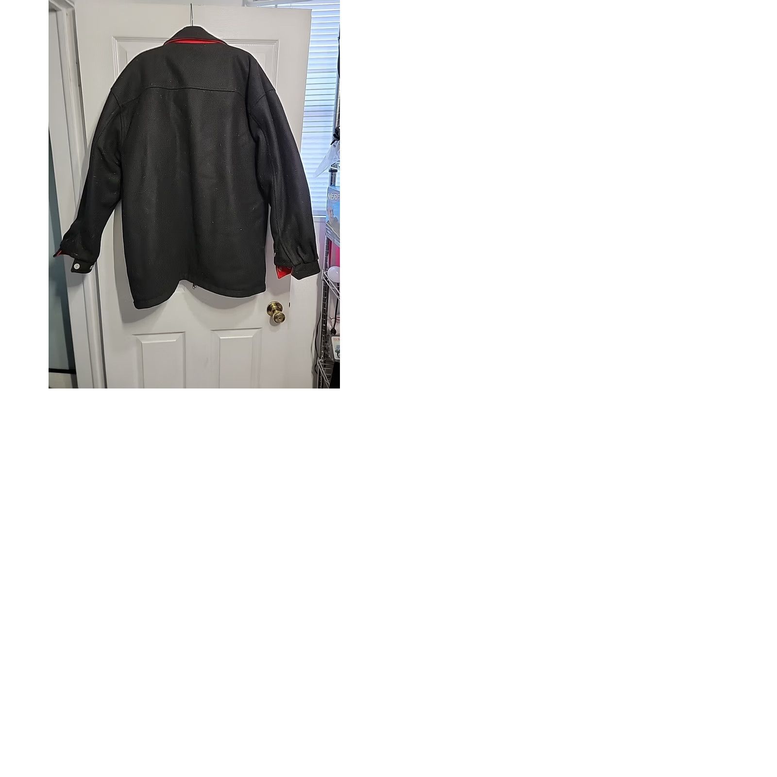 Marlboro VINTAGE Marlboro Jacket Men L Red/Black Reversible Wool Full Zip Collared Pocketed 90s USA Men's L Size US L / EU 52-54 / 3 - 10 Thumbnail
