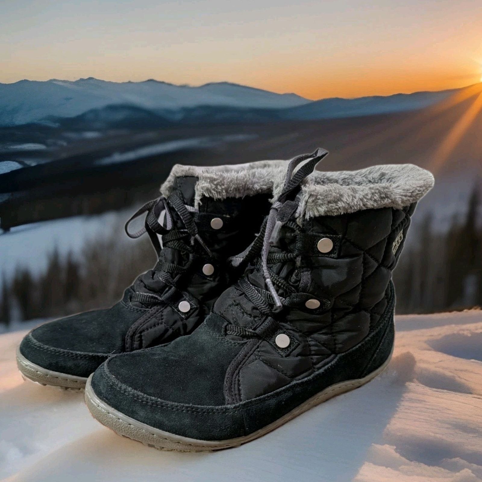 Columbia Columbia Women’s Waterproof Winter Boots Omni-Grip Size 8 Size US 8 / IT 38 - 1 Thumbnail