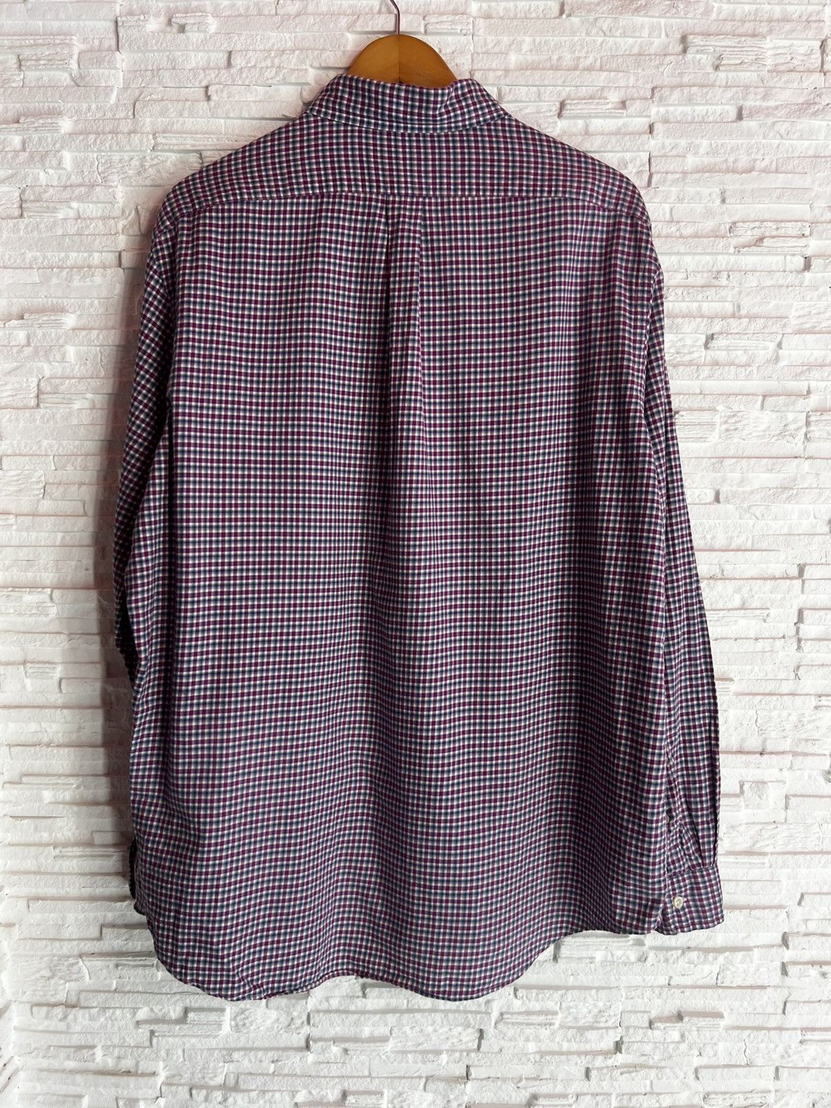 Ralph Lauren Ralph Lauren Classic Fit Plaid Shirt XL Purple Blue Green Size US XL / EU 56 / 4 - 3 Thumbnail