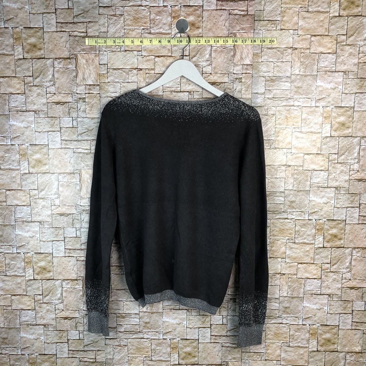 Homespun Knitwear × Japanese Brand Inspires Style Grey Knitwear #A1052 Size M / US 6-8 / IT 42-44 - 12 Thumbnail