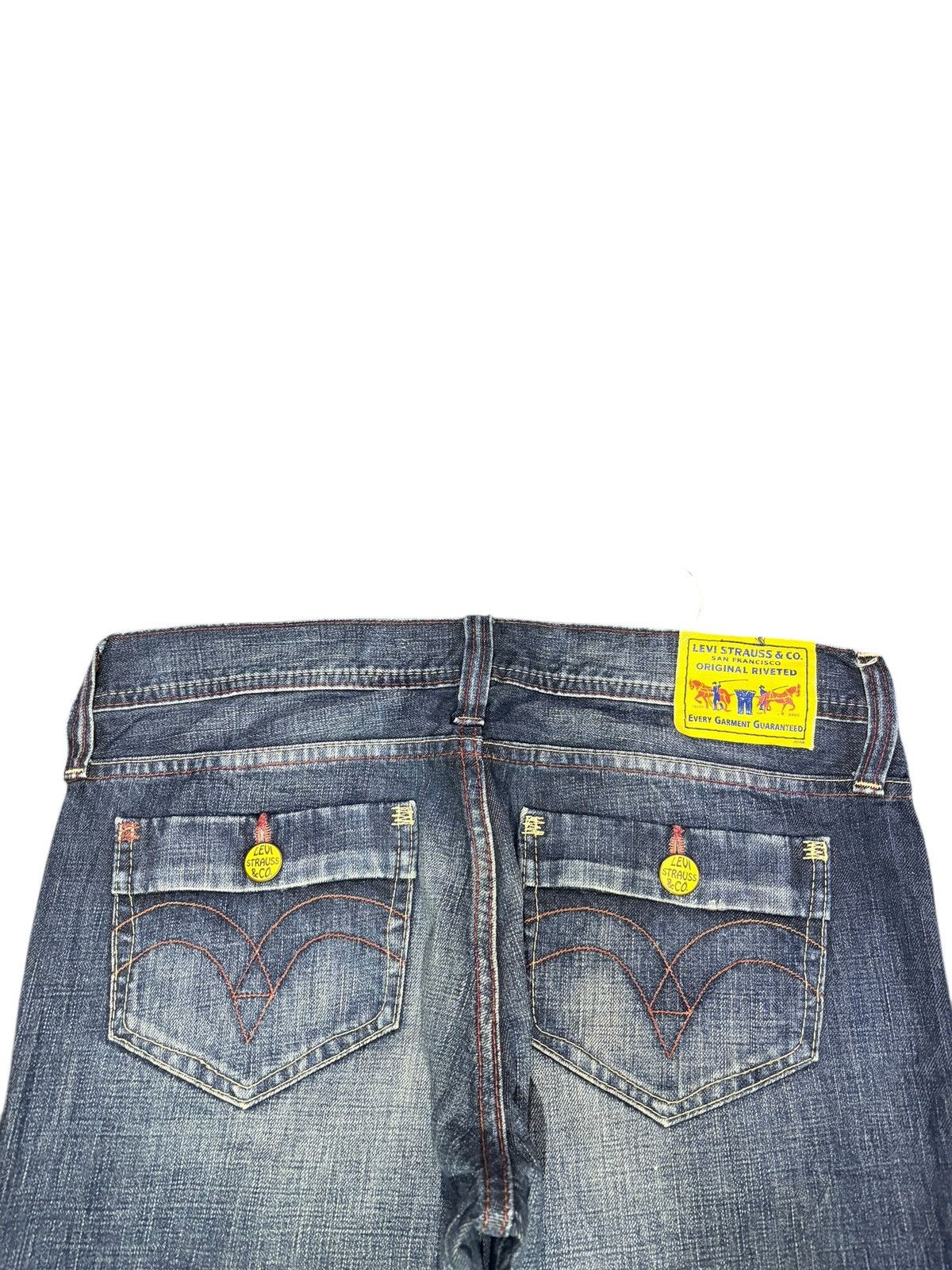Levi's Vintage 90s Levis Special Edition Distress Loose Jeans Size 33" - 4 Thumbnail