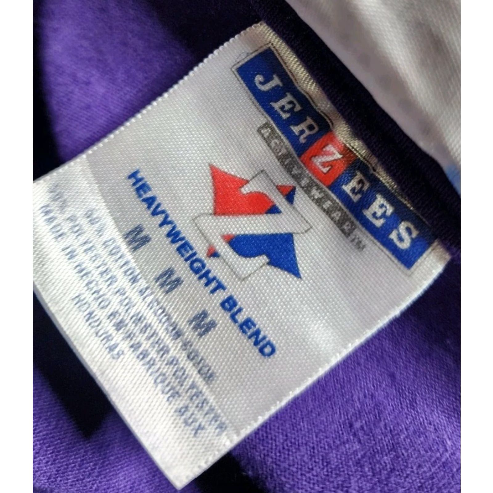 Vintage VINTAGE M Mens T-Shirt 90s Purple Crew Neck Cottagecore Leaf Puff Print Embellished Stitch Cotton Polyester Size US M / EU 48-50 / 2 - 5 Thumbnail