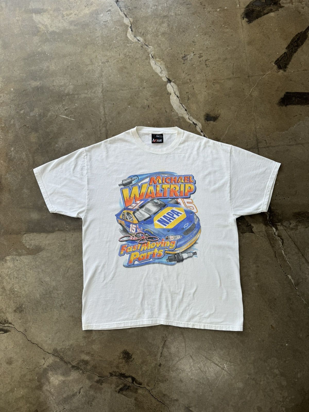 NASCAR × Vintage Vintage NASCAR Michael Waltrip Winning Tee Large Size US L / EU 52-54 / 3 - 2 Thumbnail