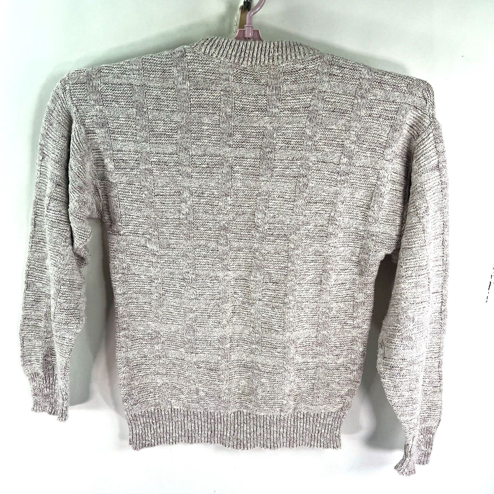 Vintage VINTAGE Giani Leone VTG Waffle Knit Pullover Sweater Mens XL Oatmeal Size US XL / EU 56 / 4 - 6 Thumbnail