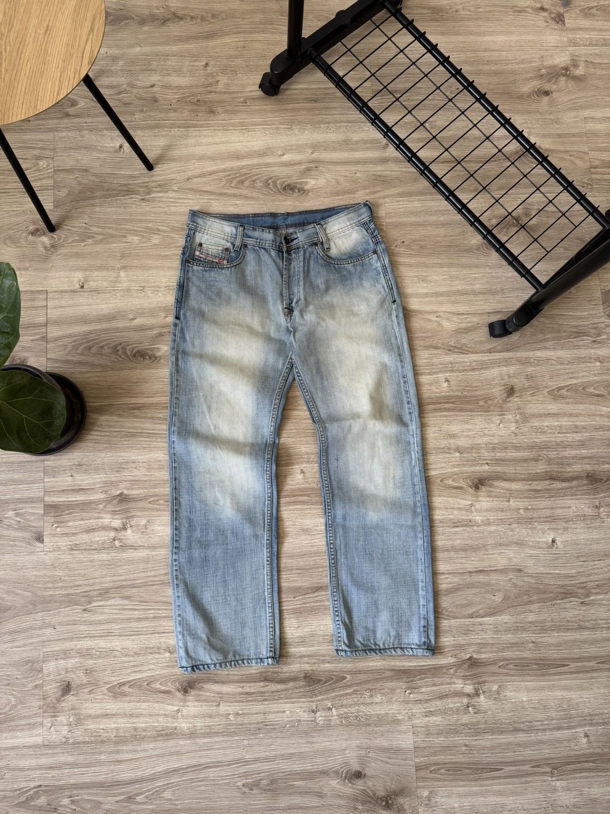 Diesel × Japanese Brand × Vintage Vintage Y2K Diesel Japanese Style Dragon Wash Denim Jeans Size US 34 / EU 50 - 5 Thumbnail