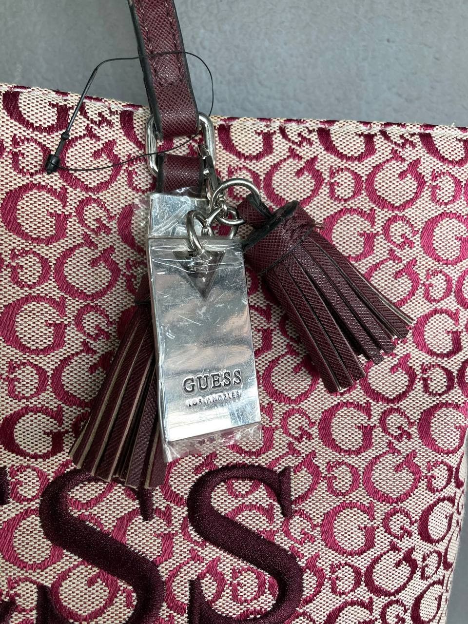 Guess Guess Donohue Wine red Shoulder Bag Size ONE SIZE - 9 Thumbnail