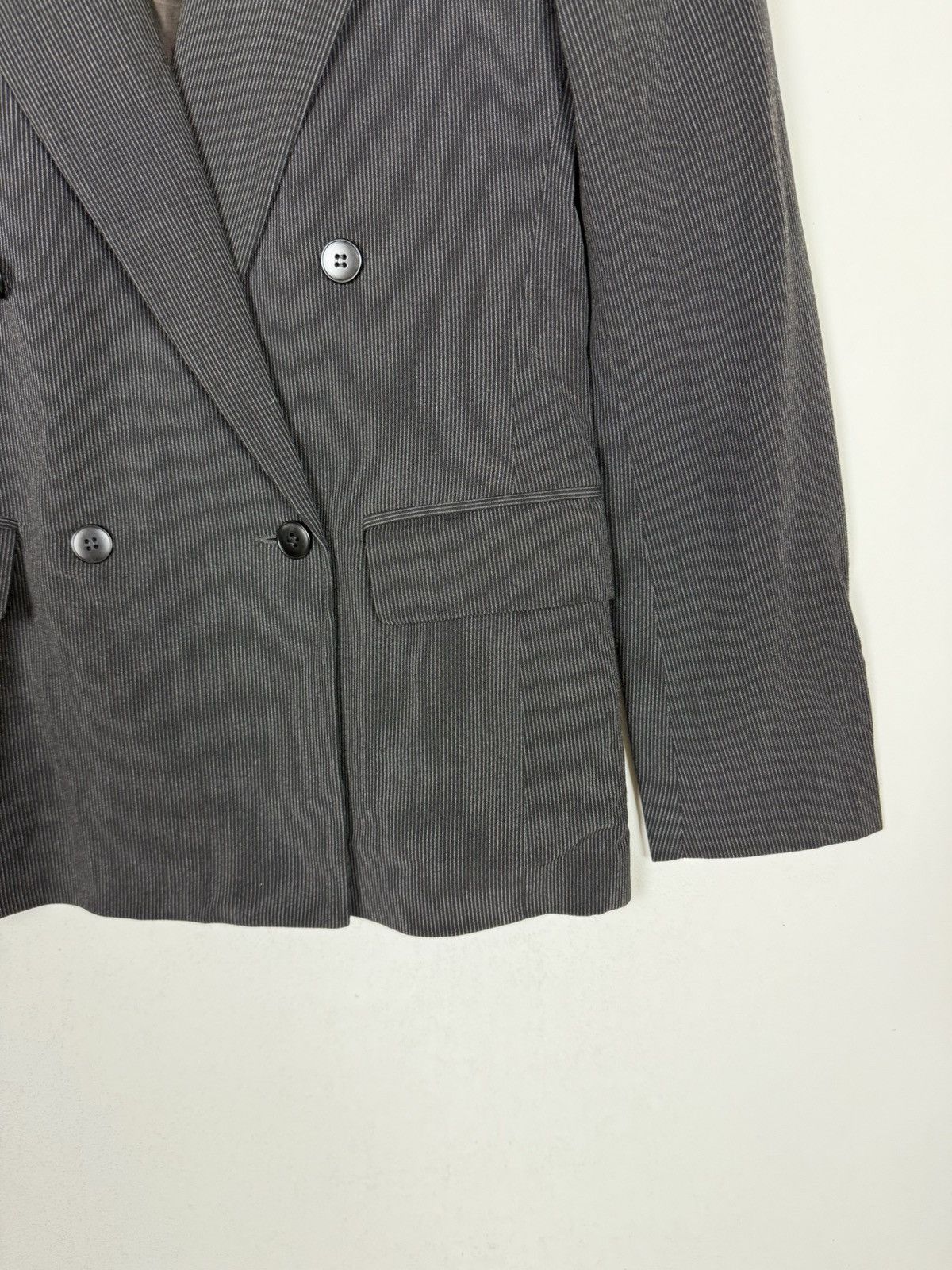 agnes b. Agnes b Double Breasted Blazer/Coat Size 36S - 3 Thumbnail