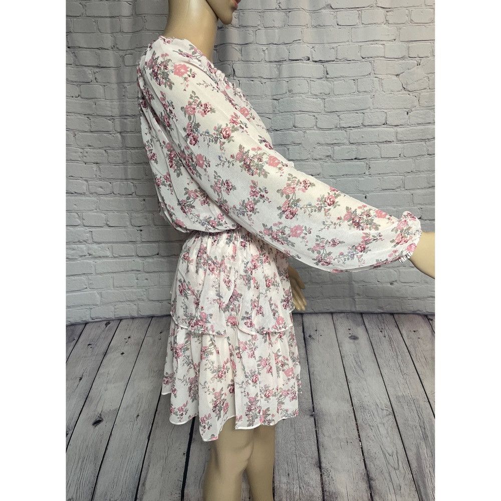 Other NWT New $128 Shabby Chic Lily Tiered Flounce Floral Dress S Size XS / US 0-2 / IT 36-38 - 4 Thumbnail