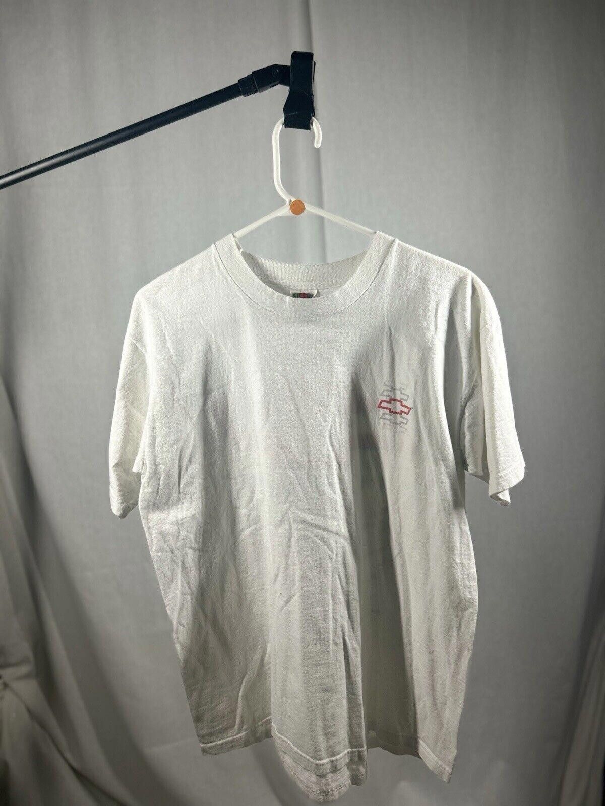 Fruit Of The Loom VTG 1990s Chevrolet Racing T-Shirt By Fruit Of The Loom Size US L / EU 52-54 / 3 - 1 Thumbnail
