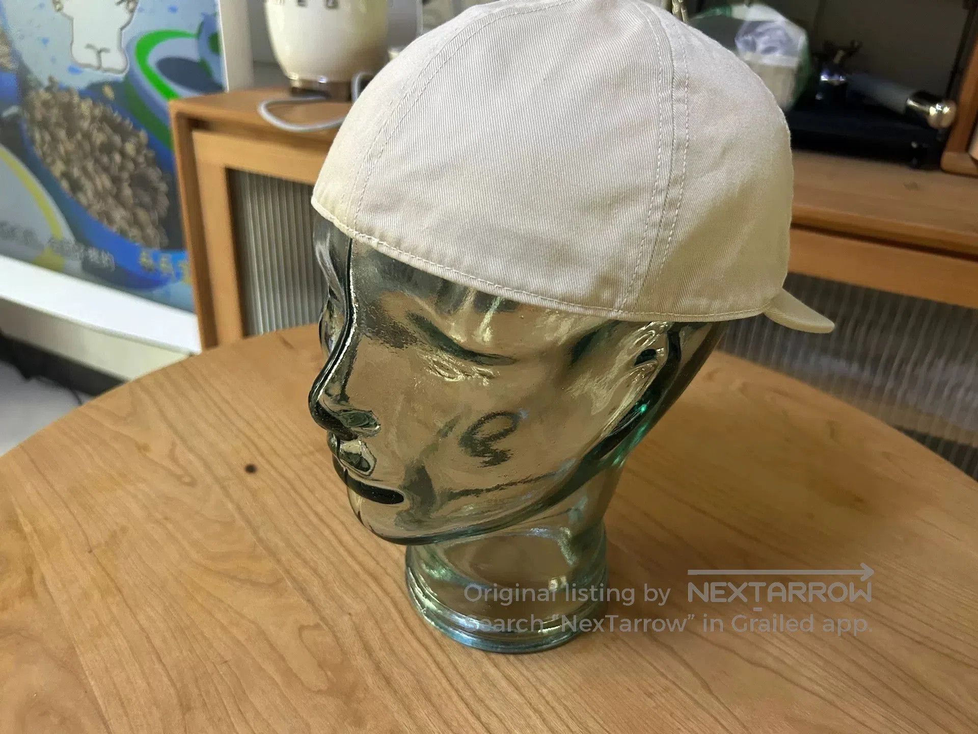 At Last & Co rare beige short-brim cap from at last co. Size ONE SIZE - 3 Thumbnail