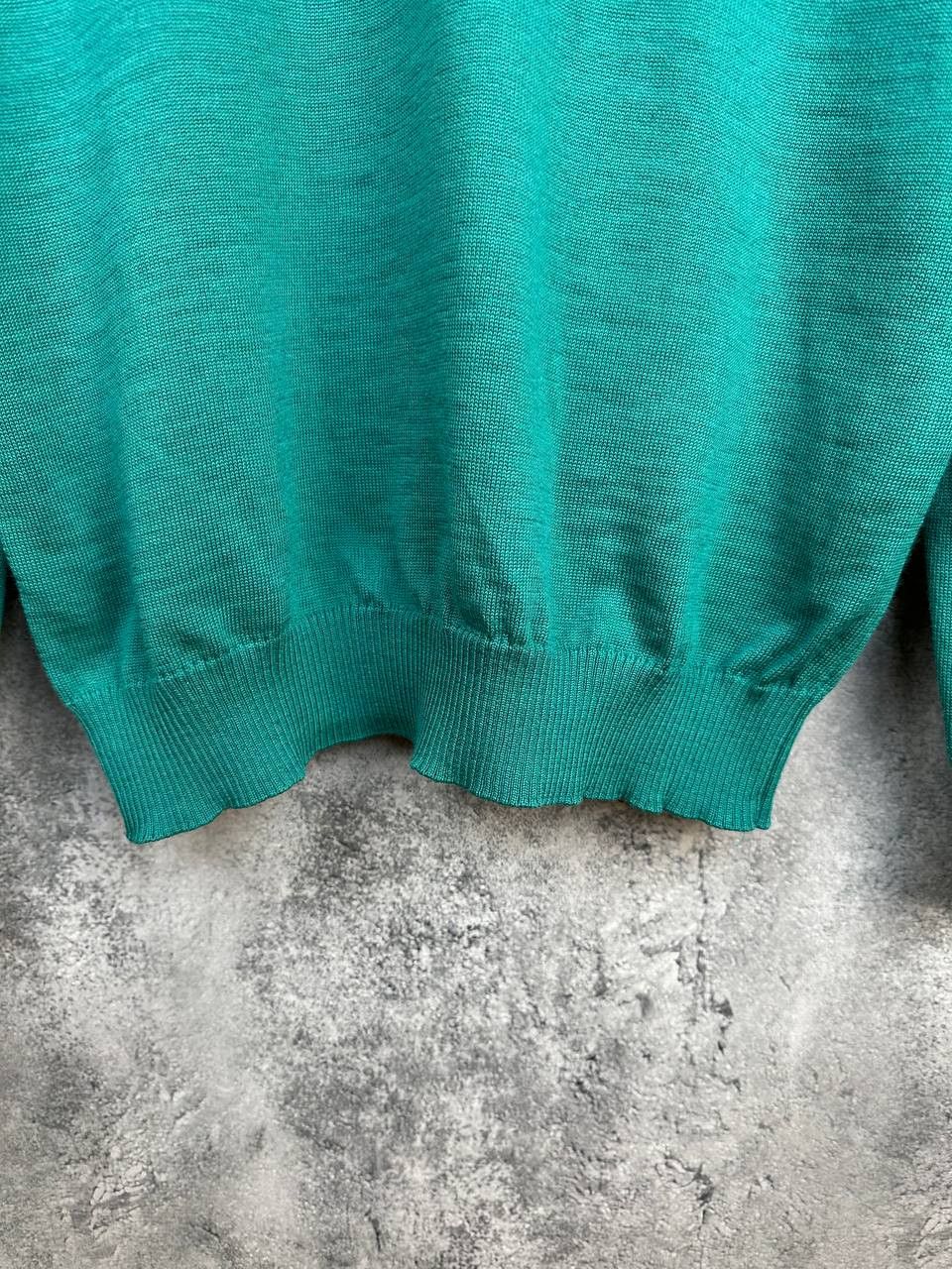Other Maerz Muenchen V-Neck Sweater Merino Wool Mentol Blue Jumper Size US M / EU 48-50 / 2 - 7 Thumbnail