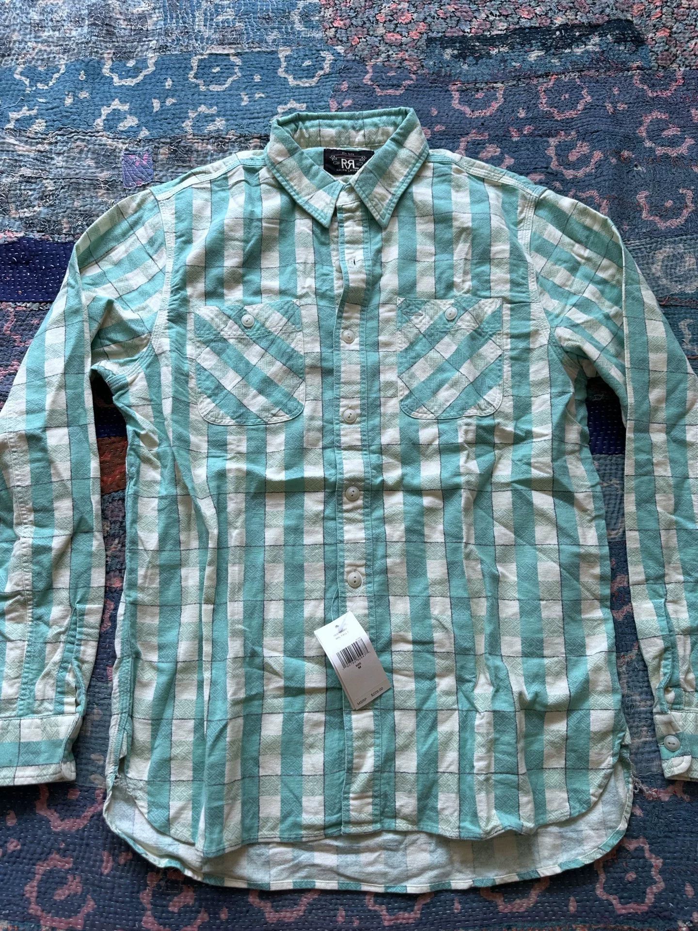 RRL Ralph Lauren Ralph Lauren RRL Plaid Work Shirt Size US M / EU 48-50 / 2 - 1 Thumbnail