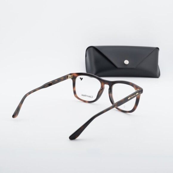 Calvin Klein Calvin Klein CK24515 240 Eyeglasses Havana 52mm Square Frame Size ONE SIZE - 10 Thumbnail