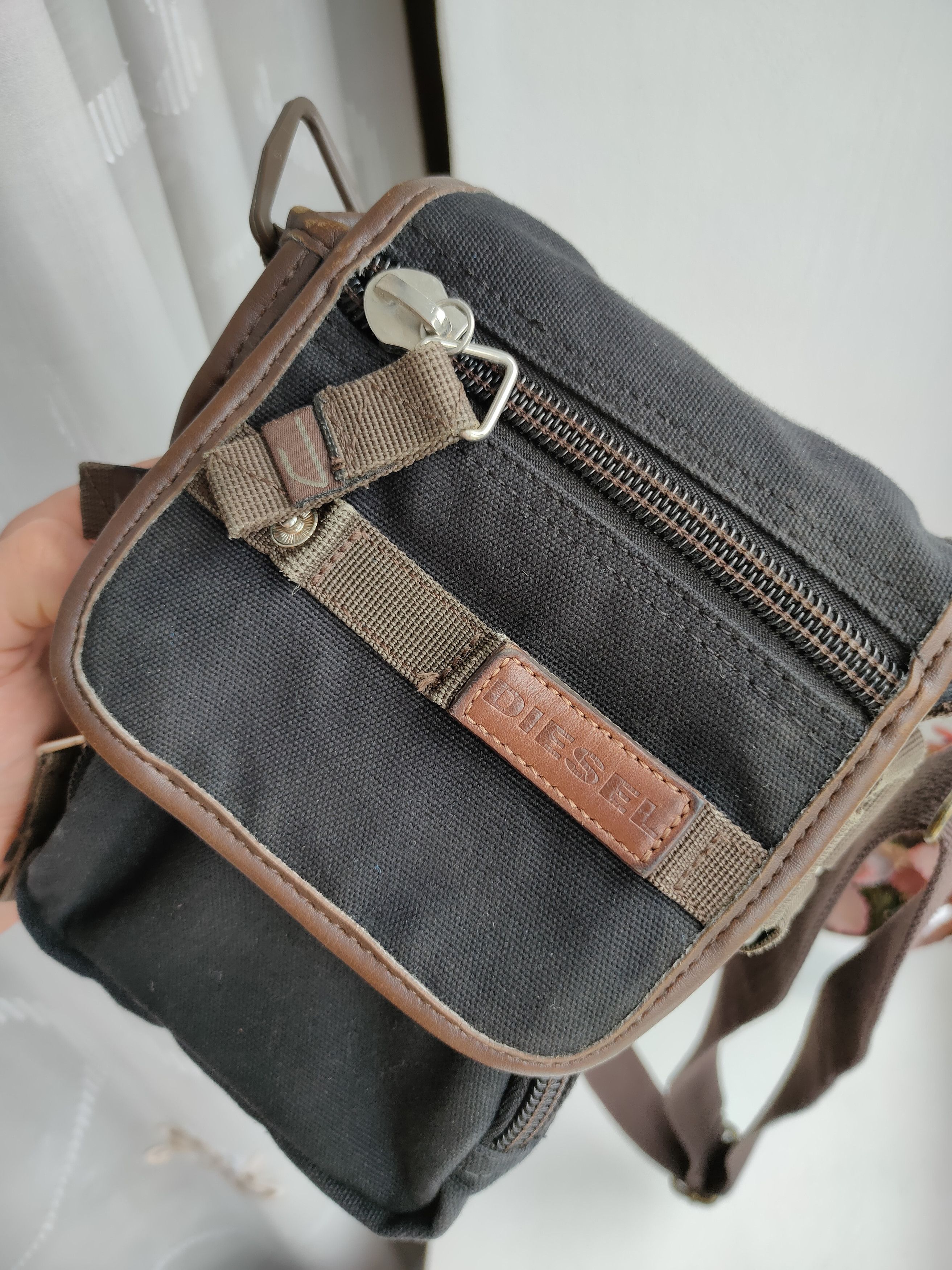 Diesel 🔥 Y2K Vintage Diesel Spare Parts Bag Messenger Shoulder Bag Size ONE SIZE - 15 Thumbnail