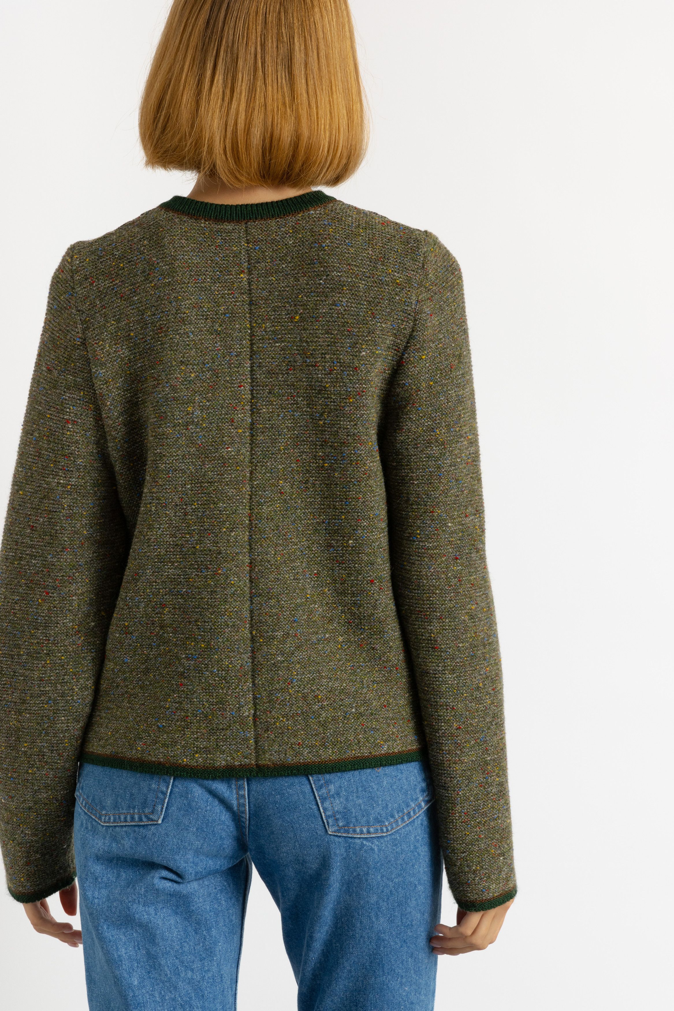 Vintage vintage cardigan embroidered puffy sleeves cardigan 8686 Size S / US 4 / IT 40 - 5 Thumbnail