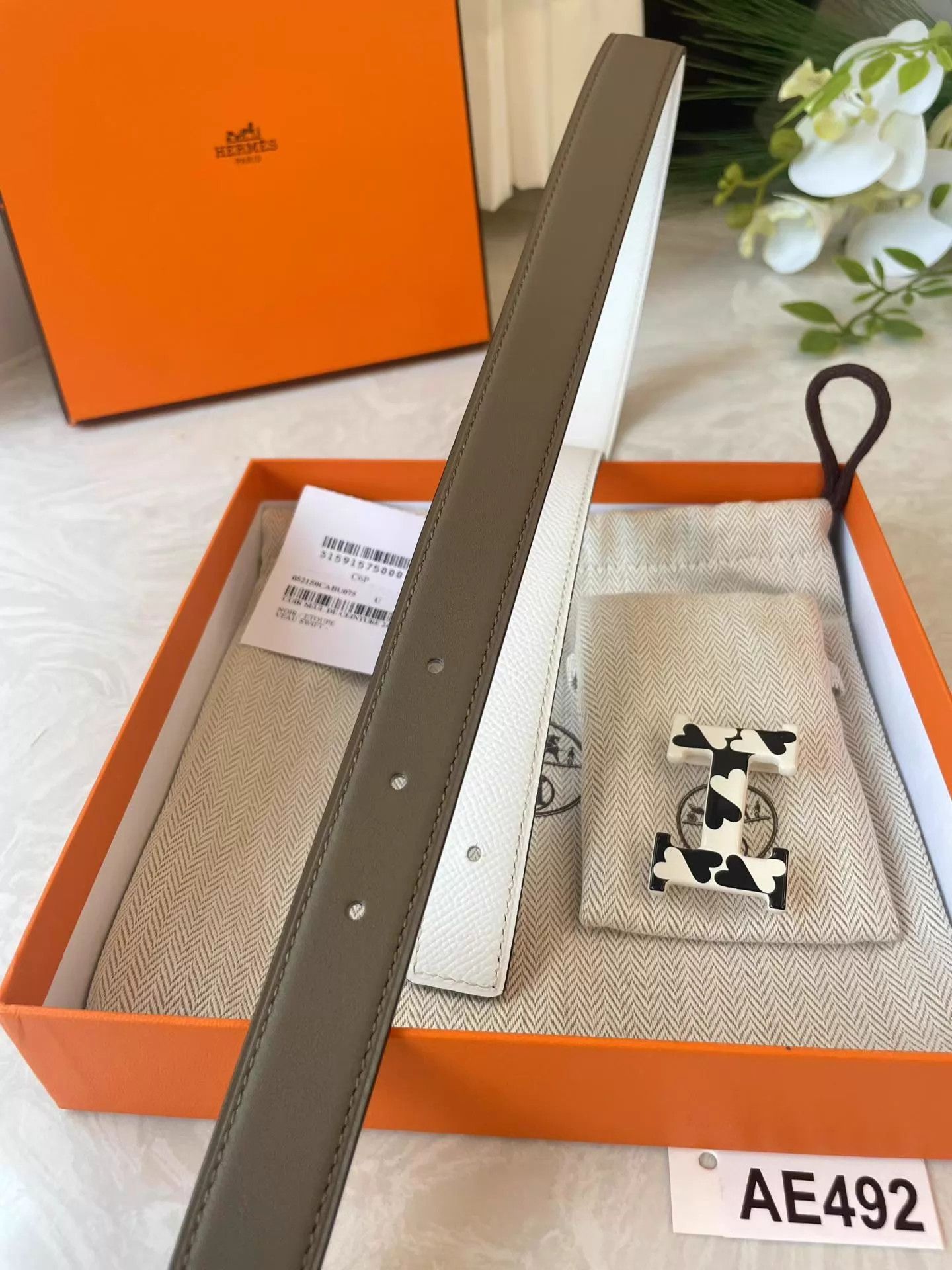 Hermes Hermès Reversible Belt 70 Z Stamp Mint Size ONE SIZE - 6 Thumbnail