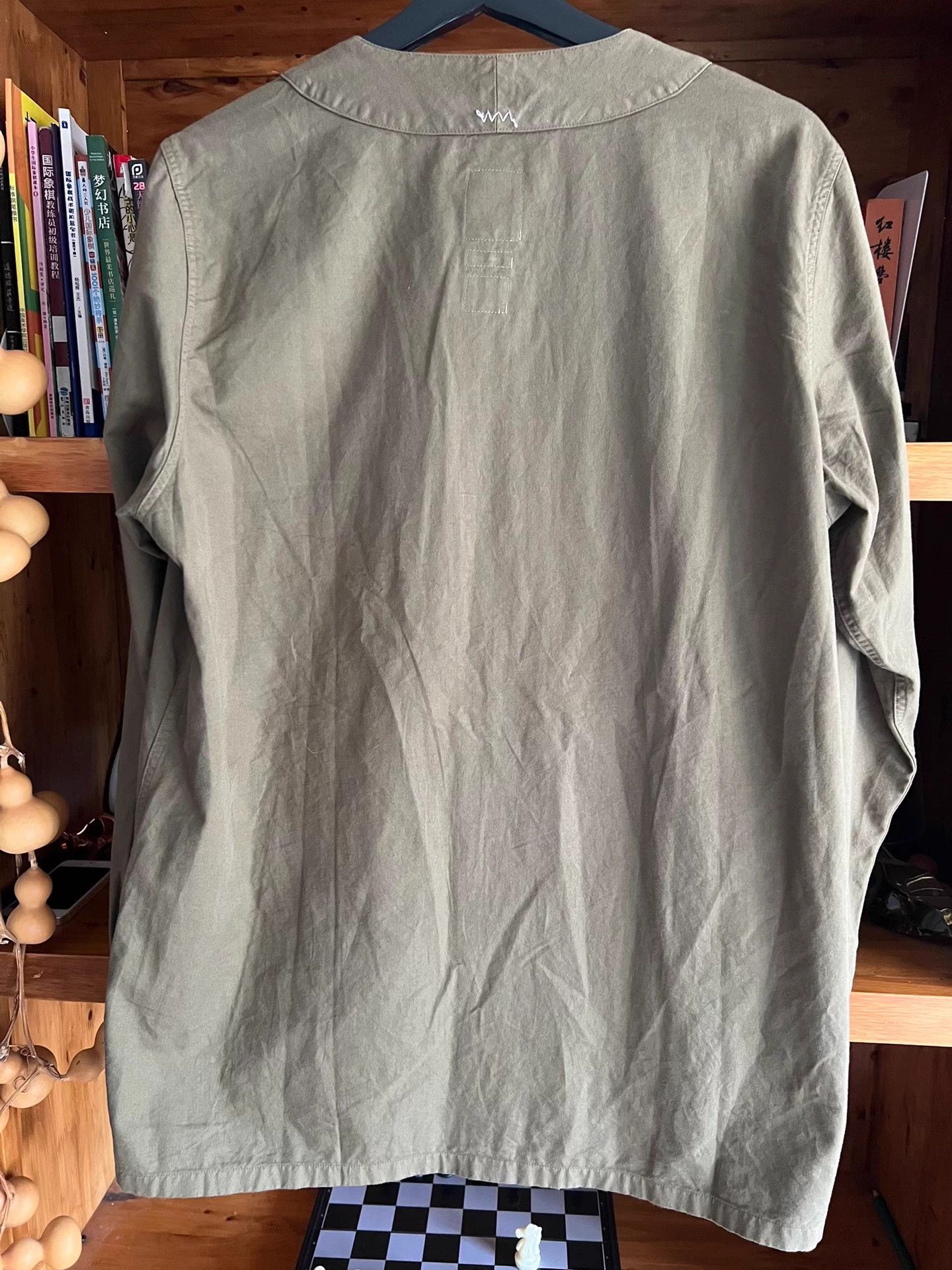 Visvim visvim 2019AW GIZA olive green baseball shirt size 3 Size US L / EU 52-54 / 3 - 6 Thumbnail
