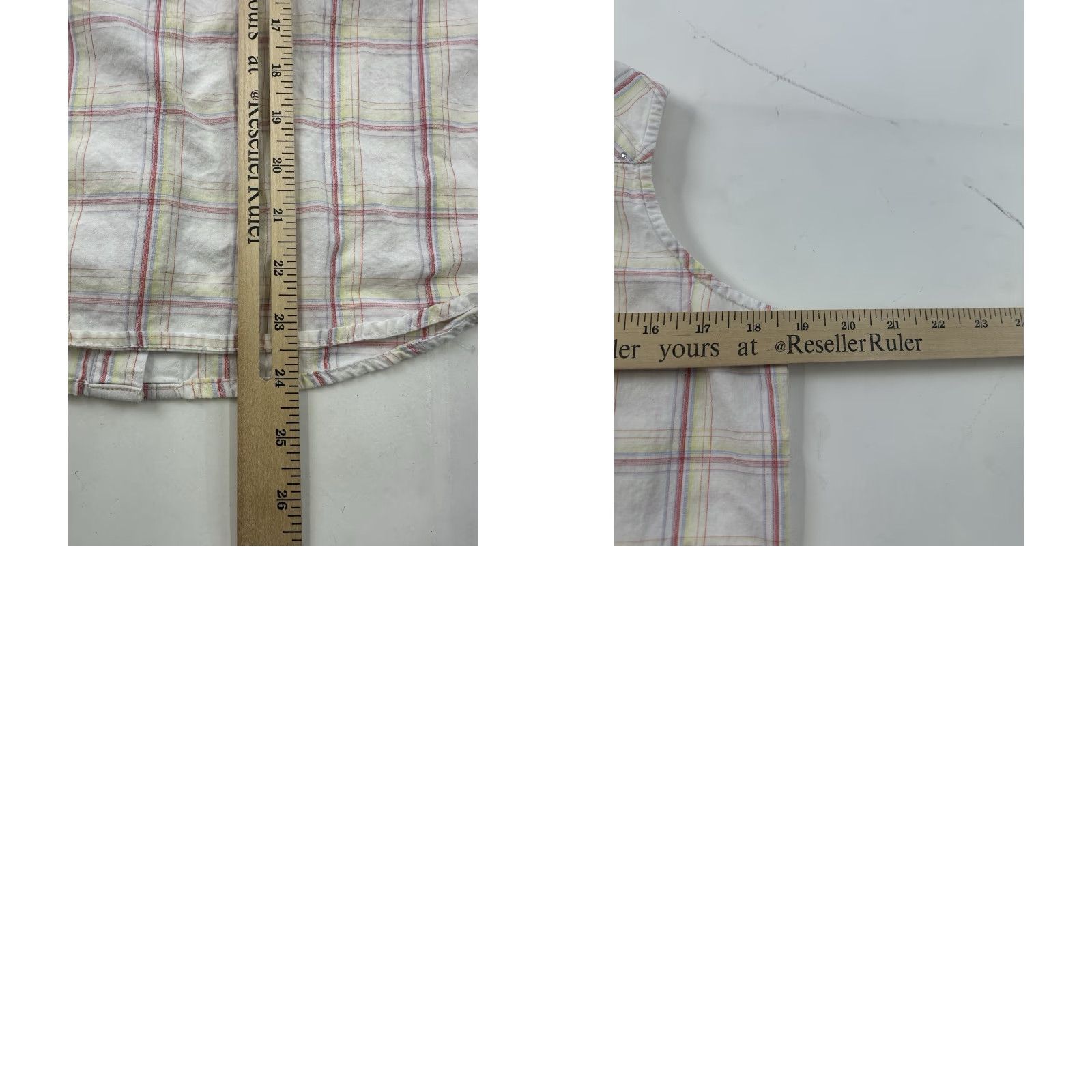 Vintage VINTAGE Rockies Women's Western Shirt Sleeveless M Floral Plaid Cowgirl Casua Size M / US 6-8 / IT 42-44 - 8 Thumbnail