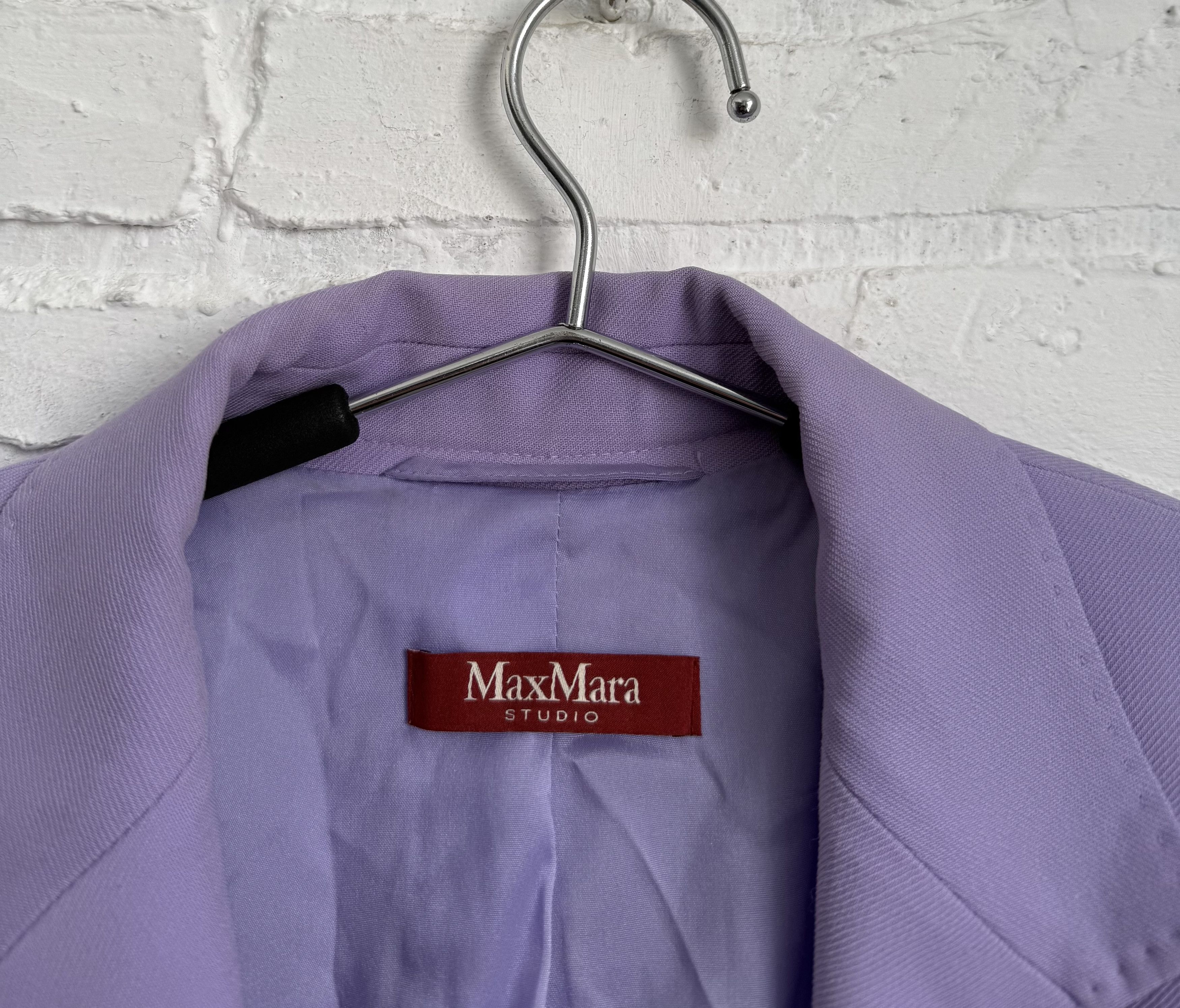 Max Mara Max Mara Studio Pure wool tailored blazer Size S / US 4 / IT 40 - 3 Thumbnail