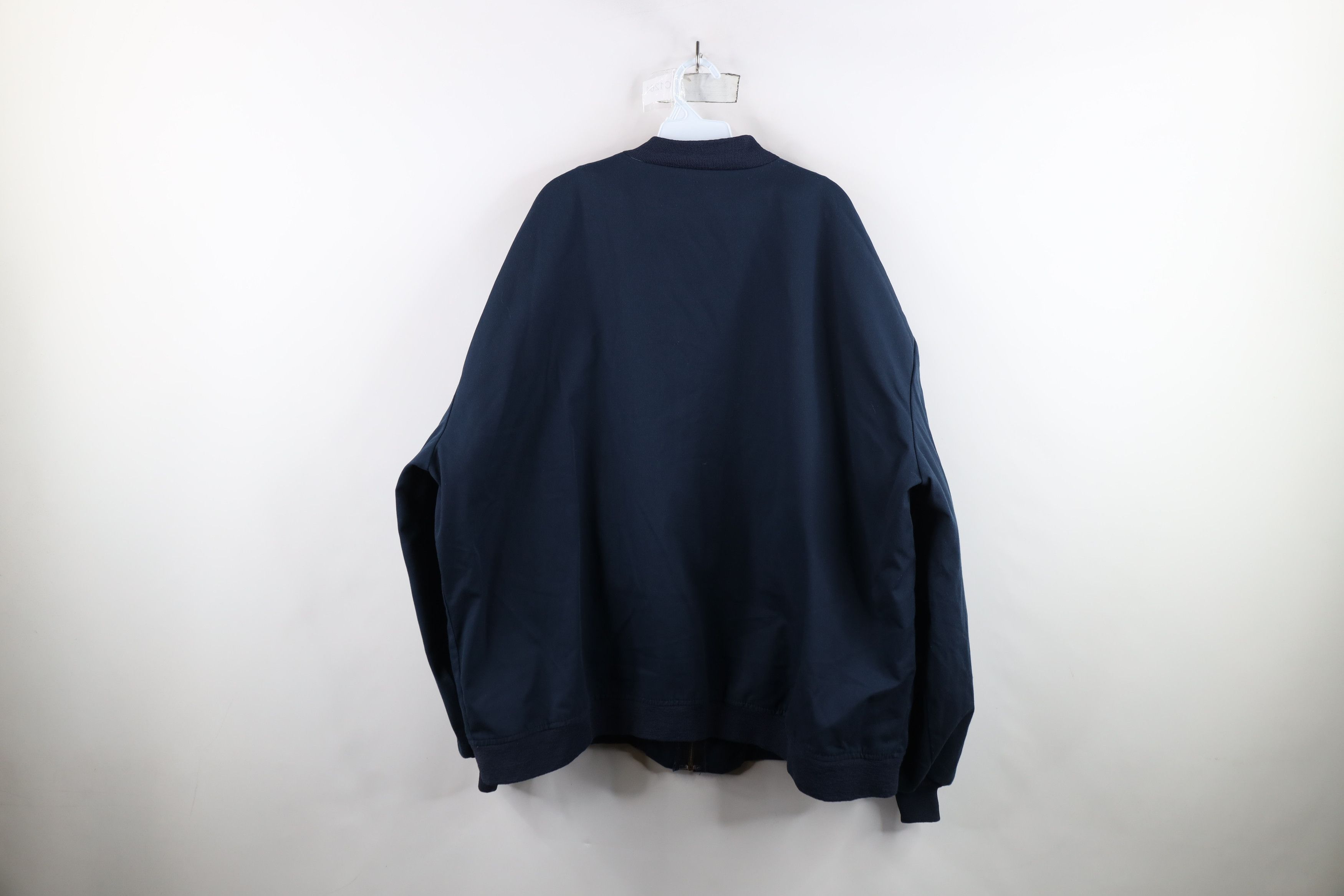 Vintage Vintage 90s Streetwear Workwear Mechanic Bomber Jacket Blue Size US XXL / EU 58 / 5 - 12 Thumbnail