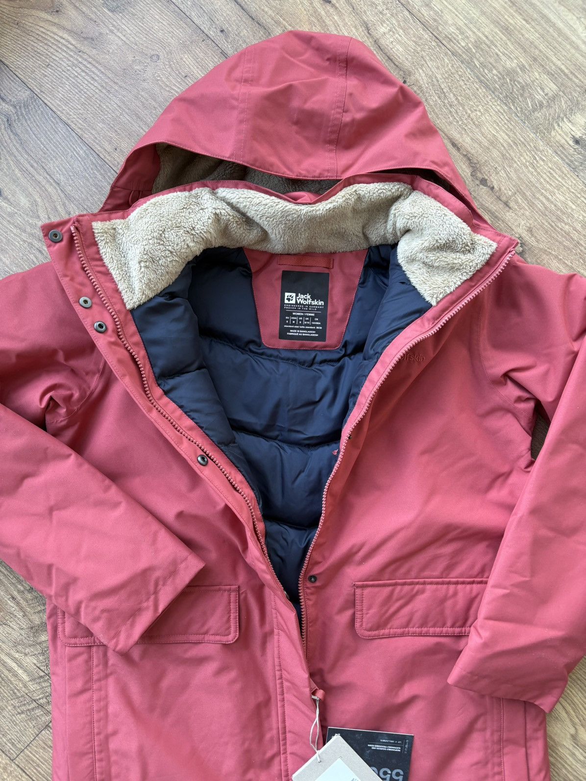 Jack Wolfskin Jack Wolfskin WINTERTOR PARKA Coral Size M / US 6-8 / IT 42-44 - 5 Thumbnail